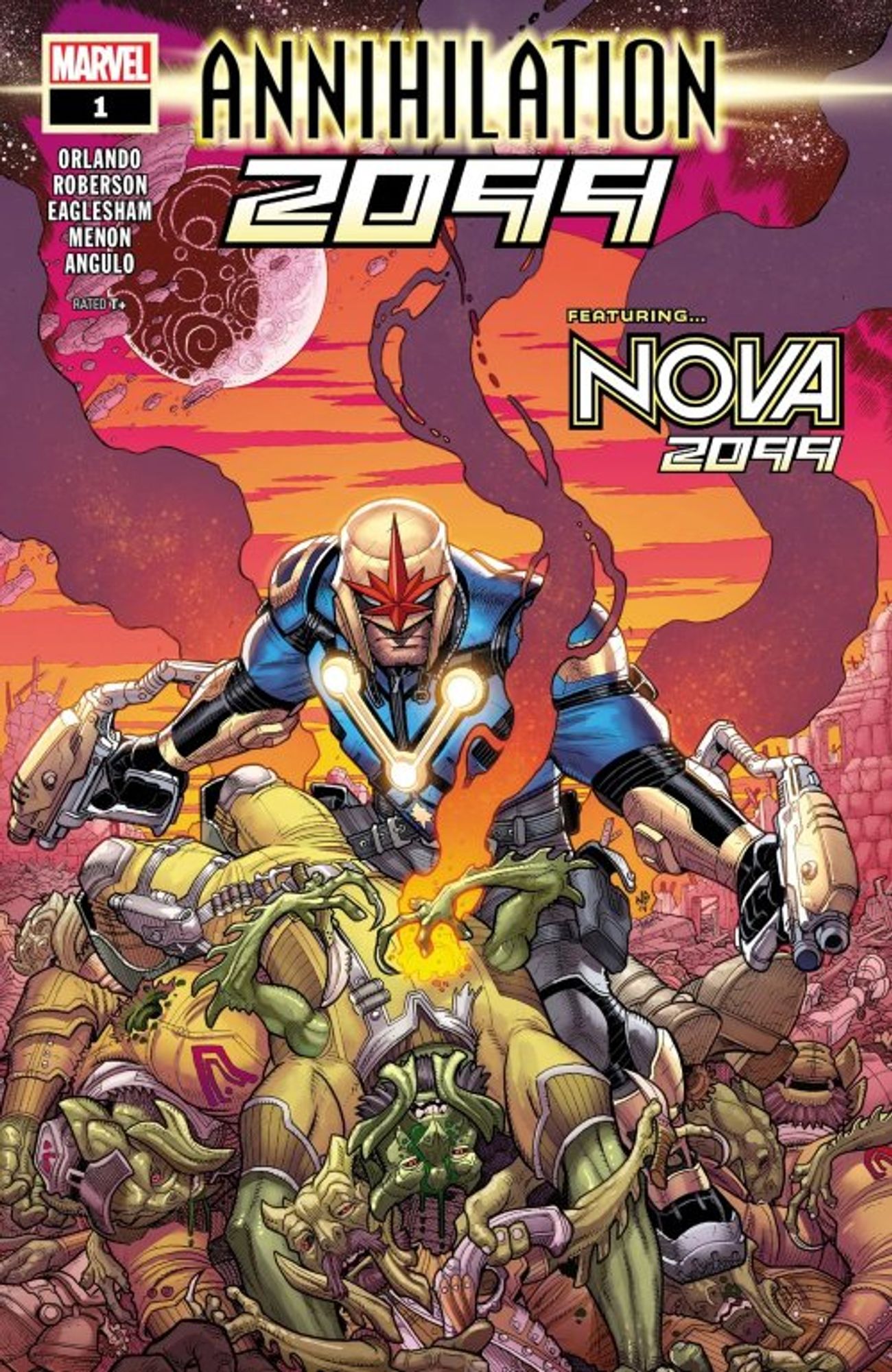 Annihilation 2099 #1 featuring Nova 2099.