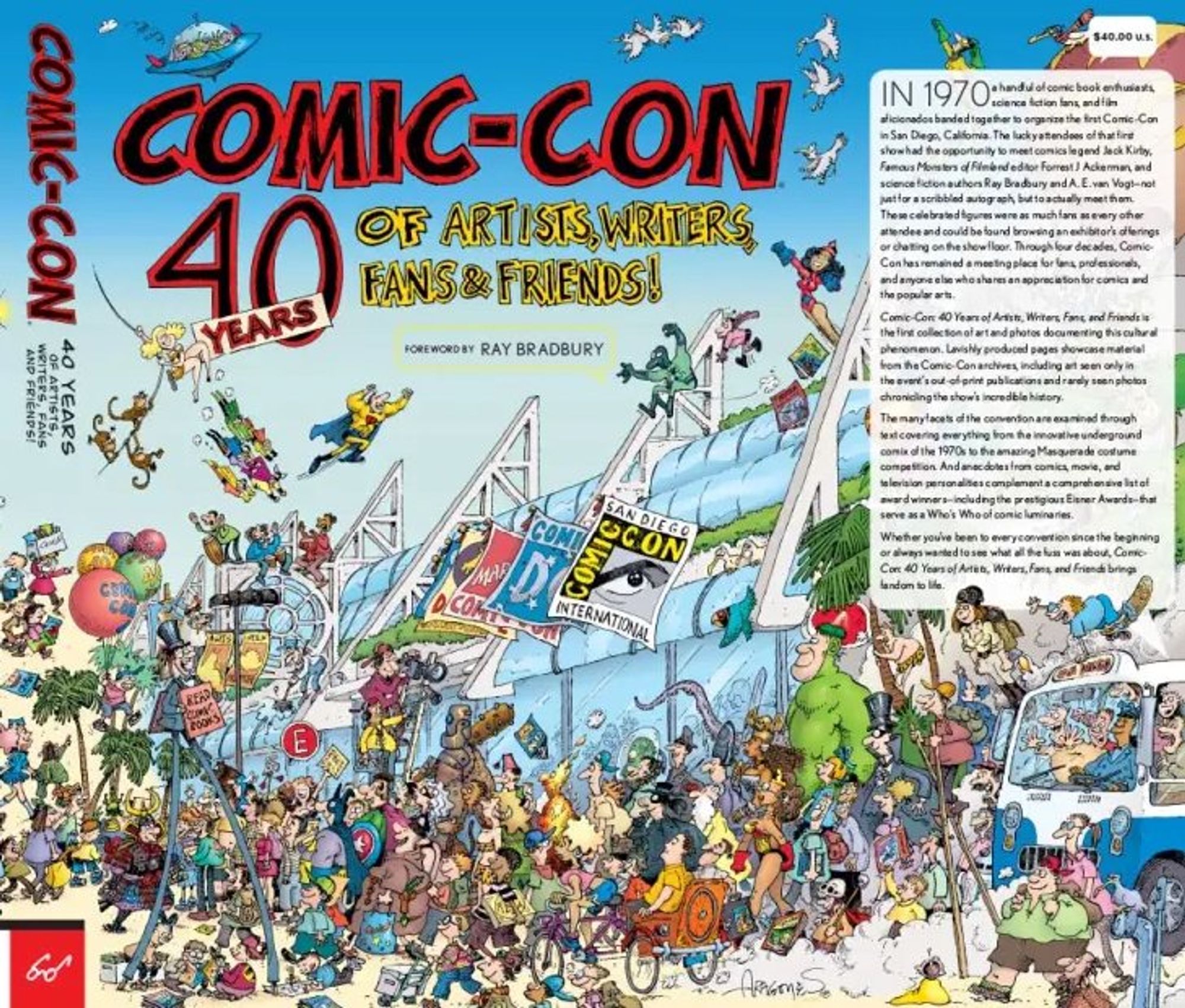 Comic-Con 40 years of Artists, Writers, Fans & Friends cover