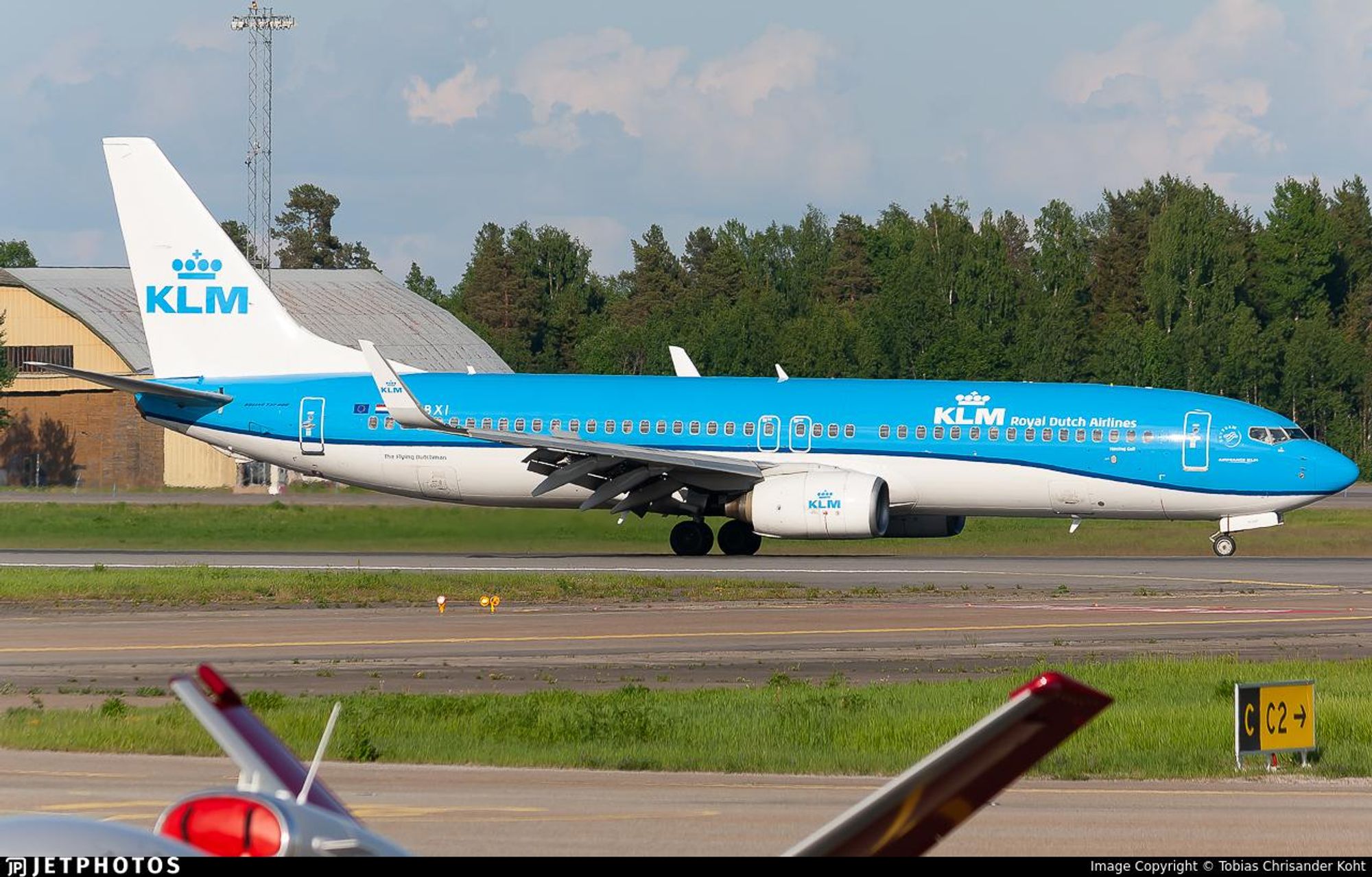 Picture of captured plane.