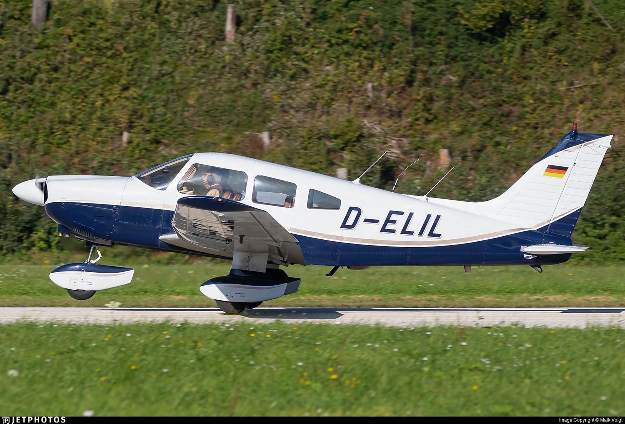 Picture of captured plane.