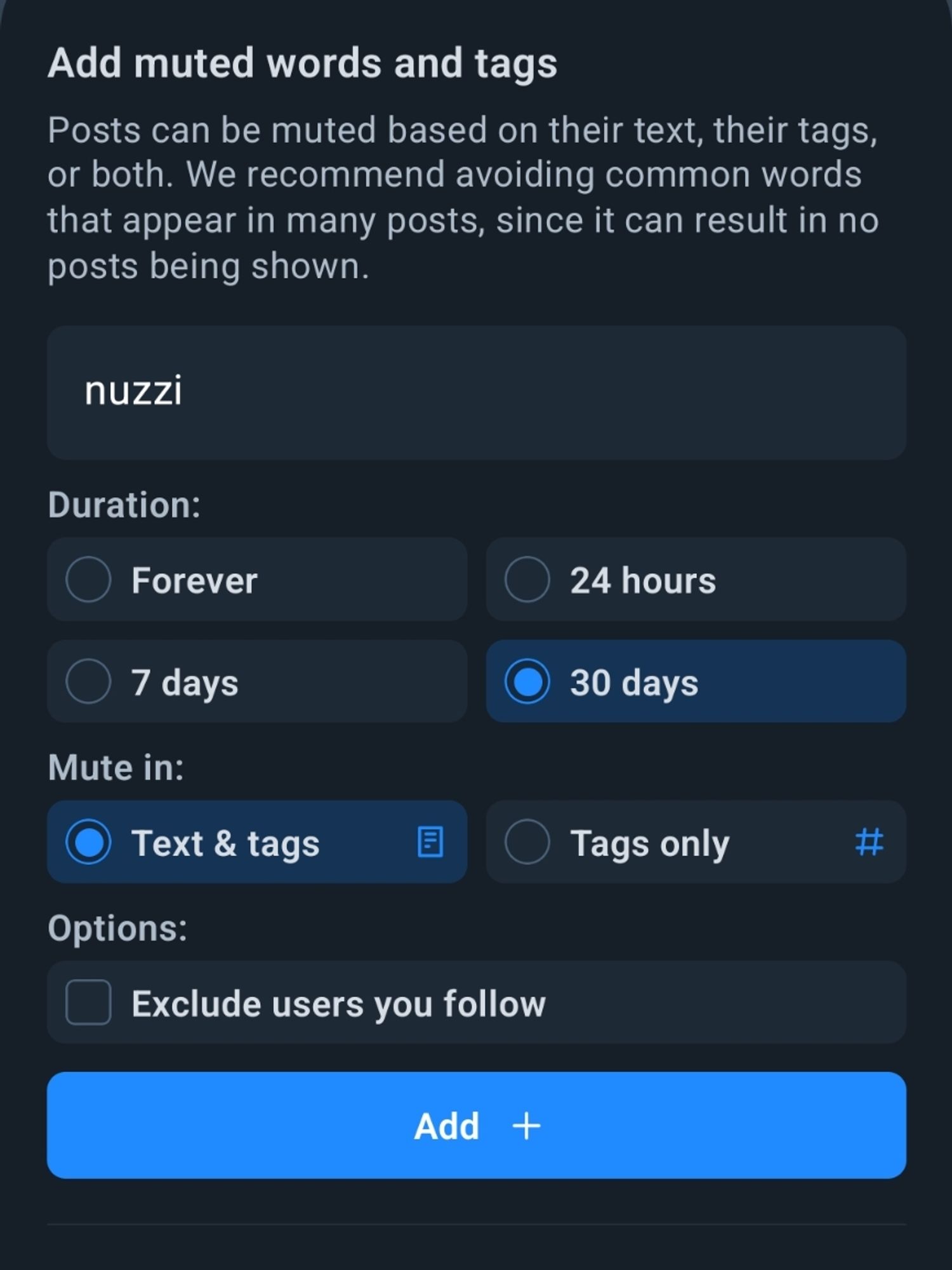 Muting Nuzzi