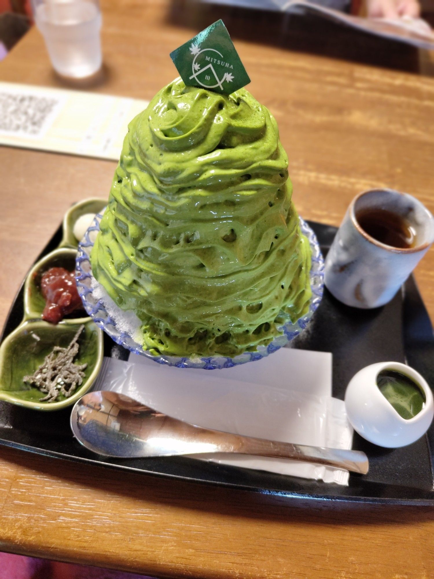 飛騨高山茶寮 三葉  抹茶金時　エスプーマ