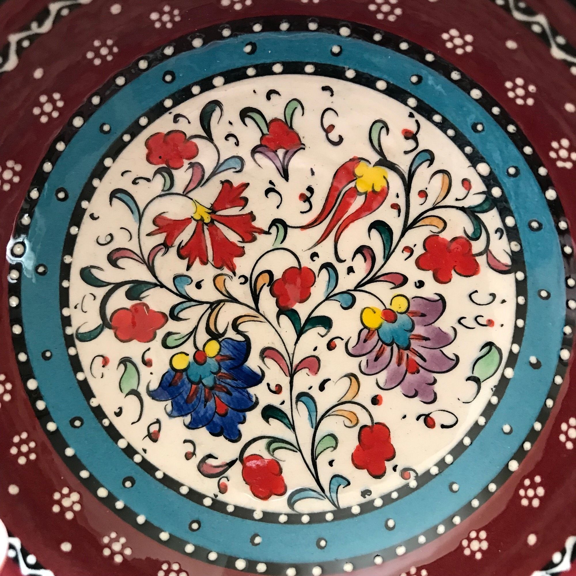 A painted ceramic bowl… just because it’s Turkish.