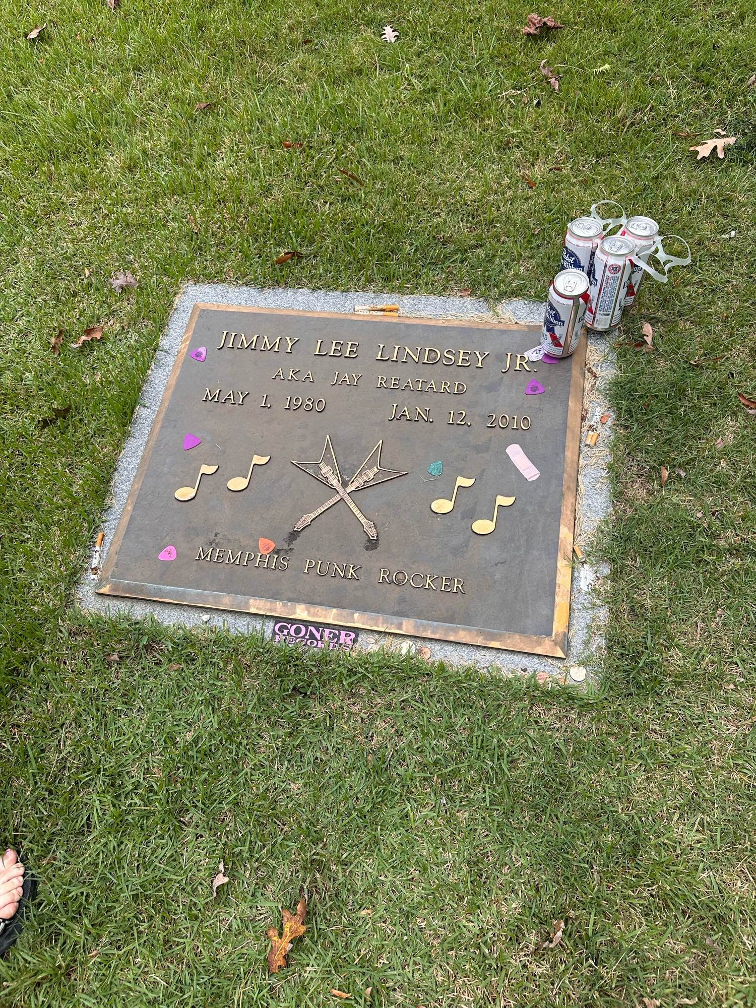 Jay Reatard’s grave