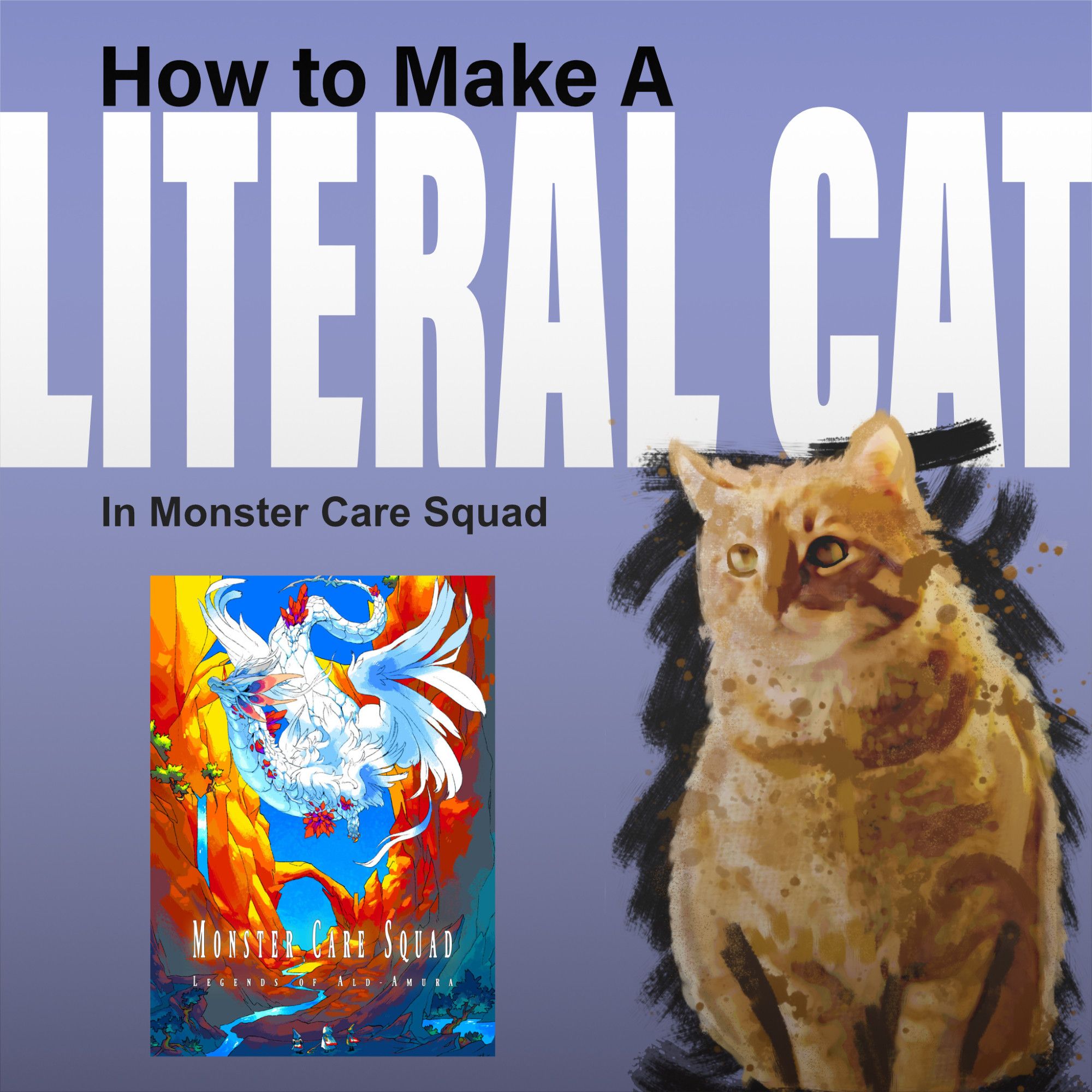 How to Make a Literal Cat in Monster Care Squad