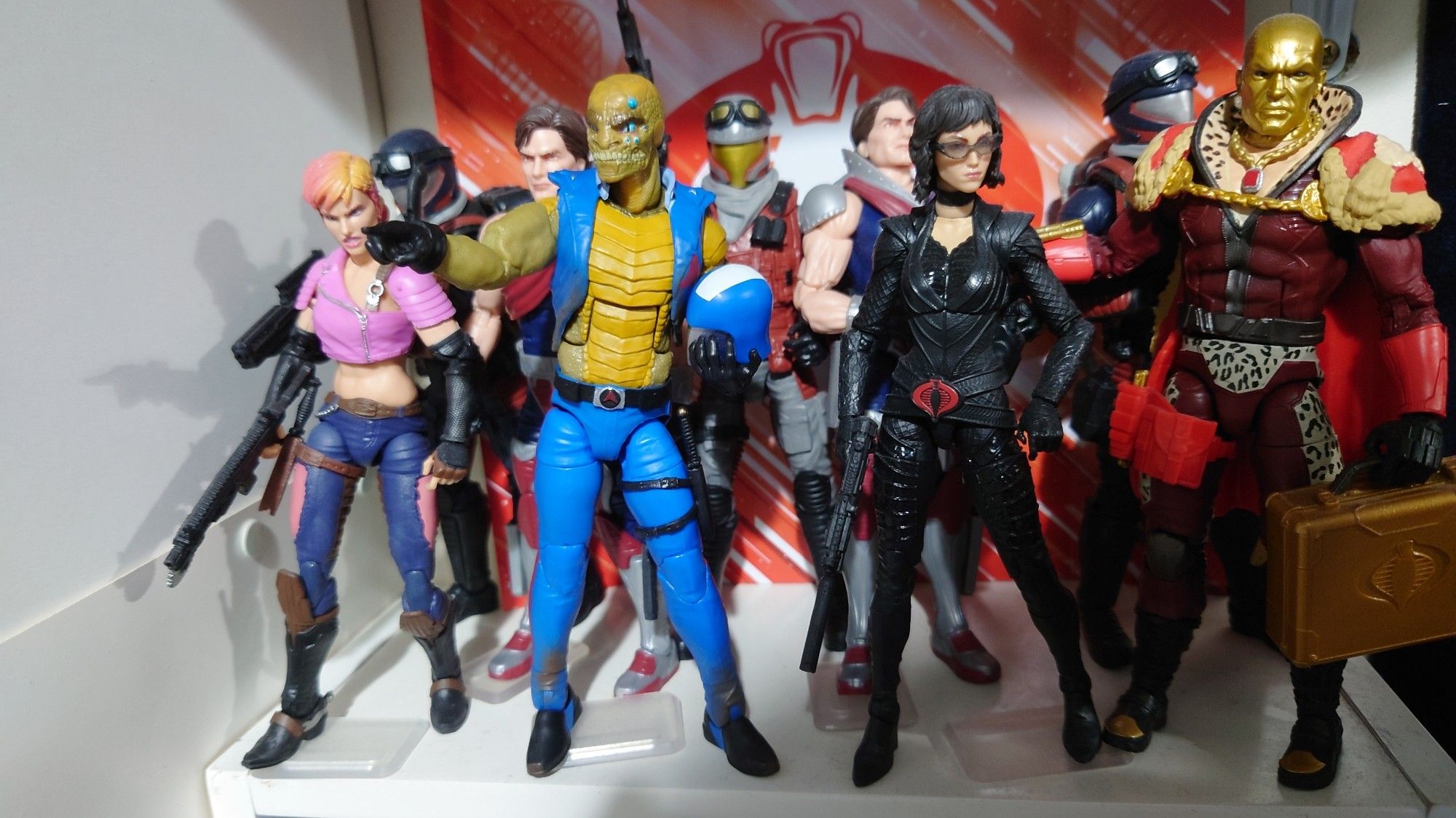 A selection of GI Joe classified figures