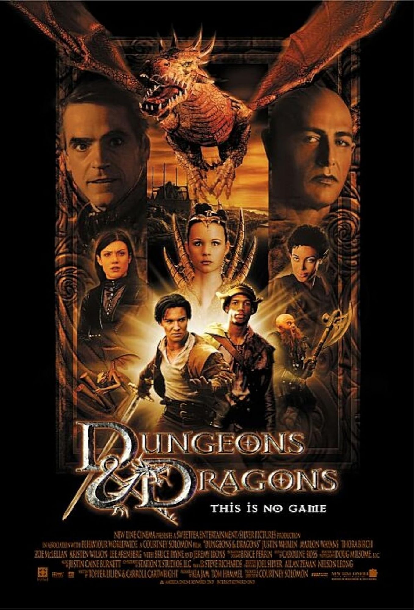 The poster for the 2000 film Dungeons & Dragons.