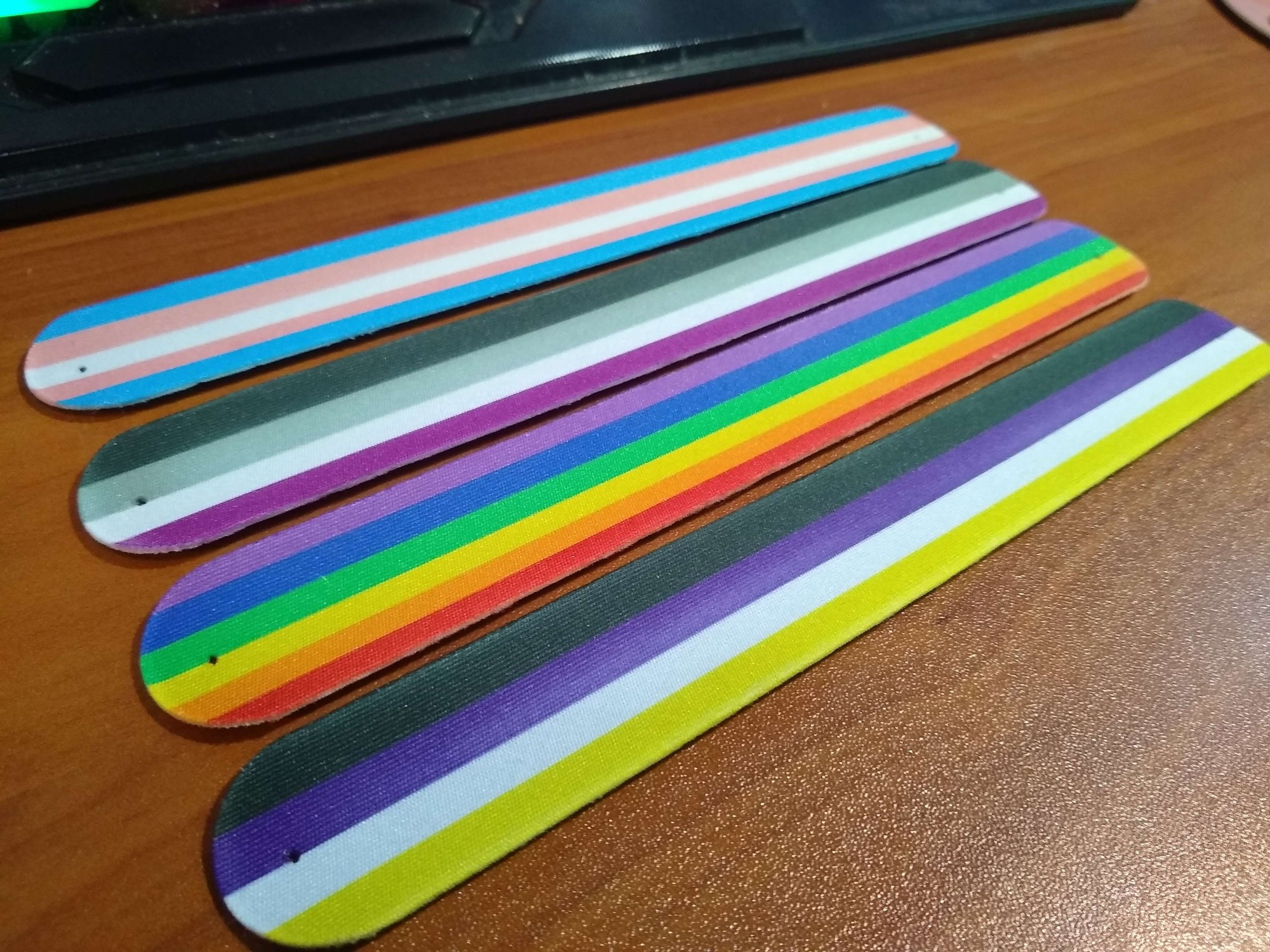 Trans, Ace, Pride and Nonbinary Slap bracelets