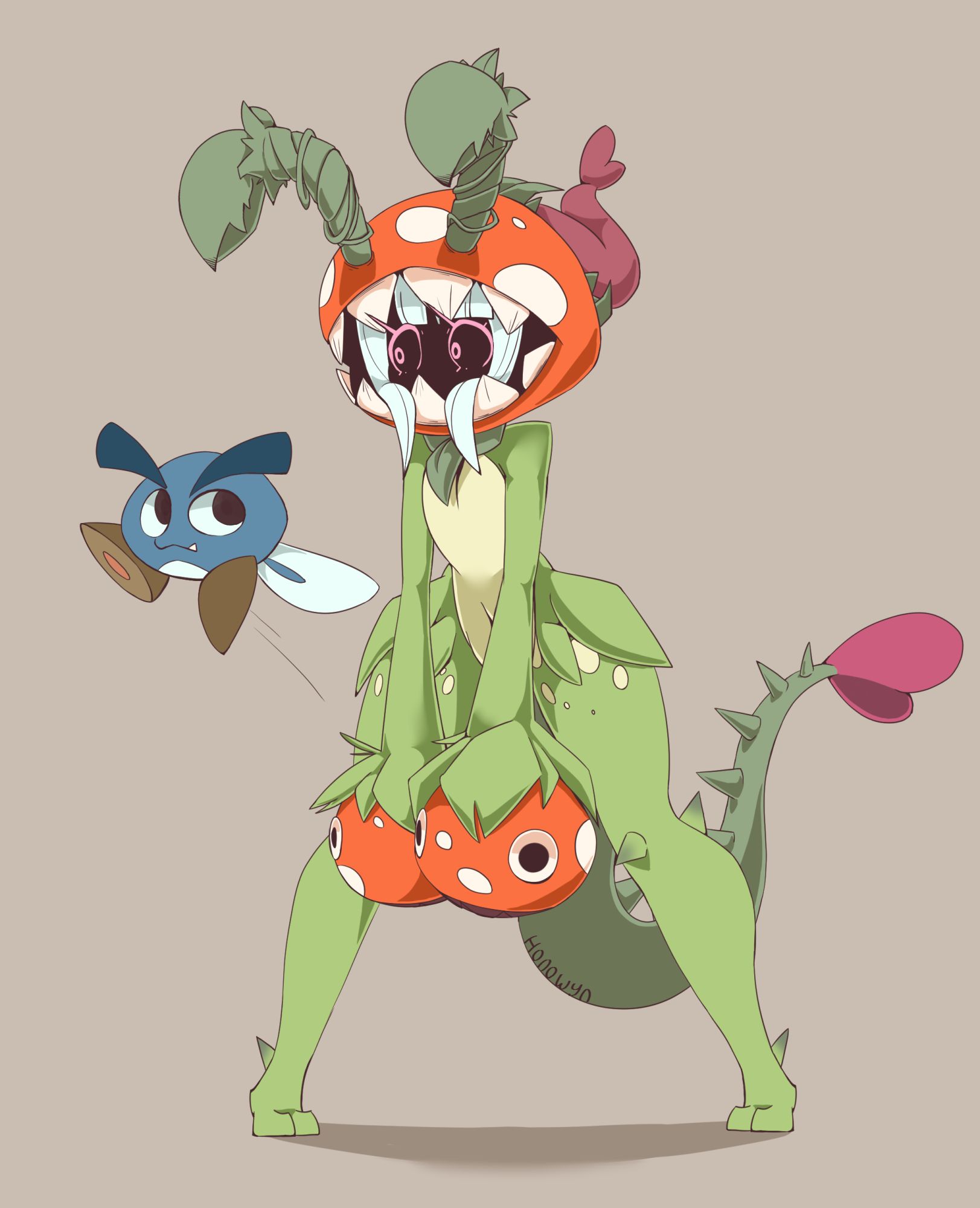 Piranha plant monster girl