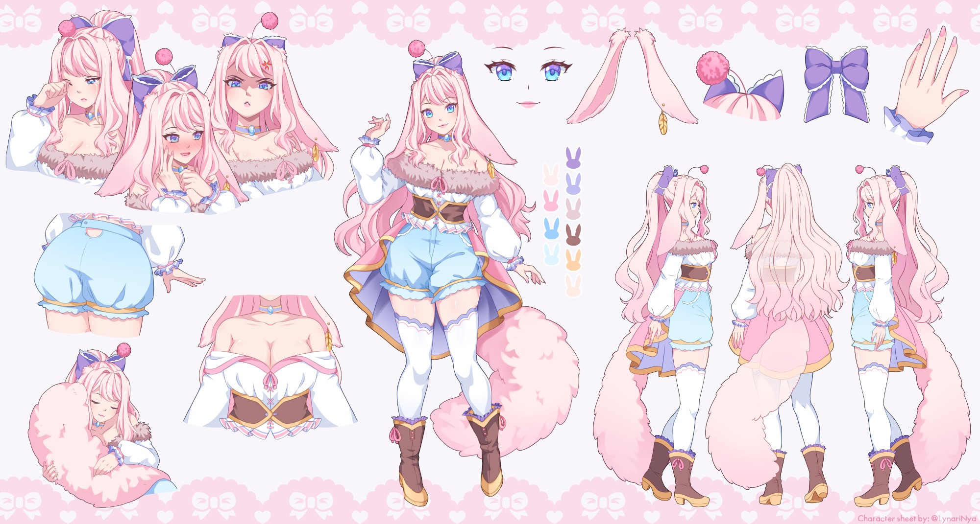 Ref sheet by @lynarinya (twitter)