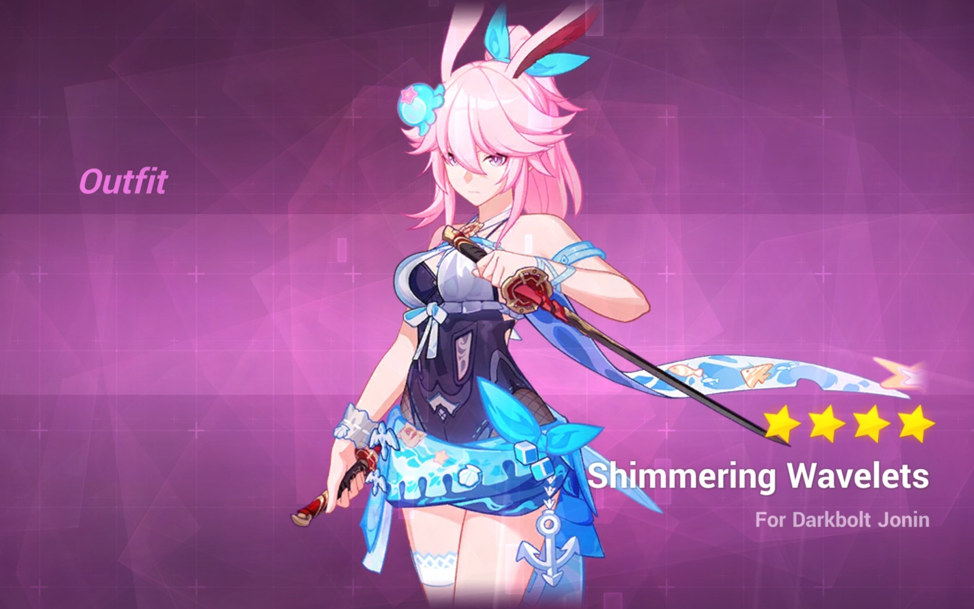 Yae Sakura, Shimmering Waves outfit from Honkai Impact 3rd. :)