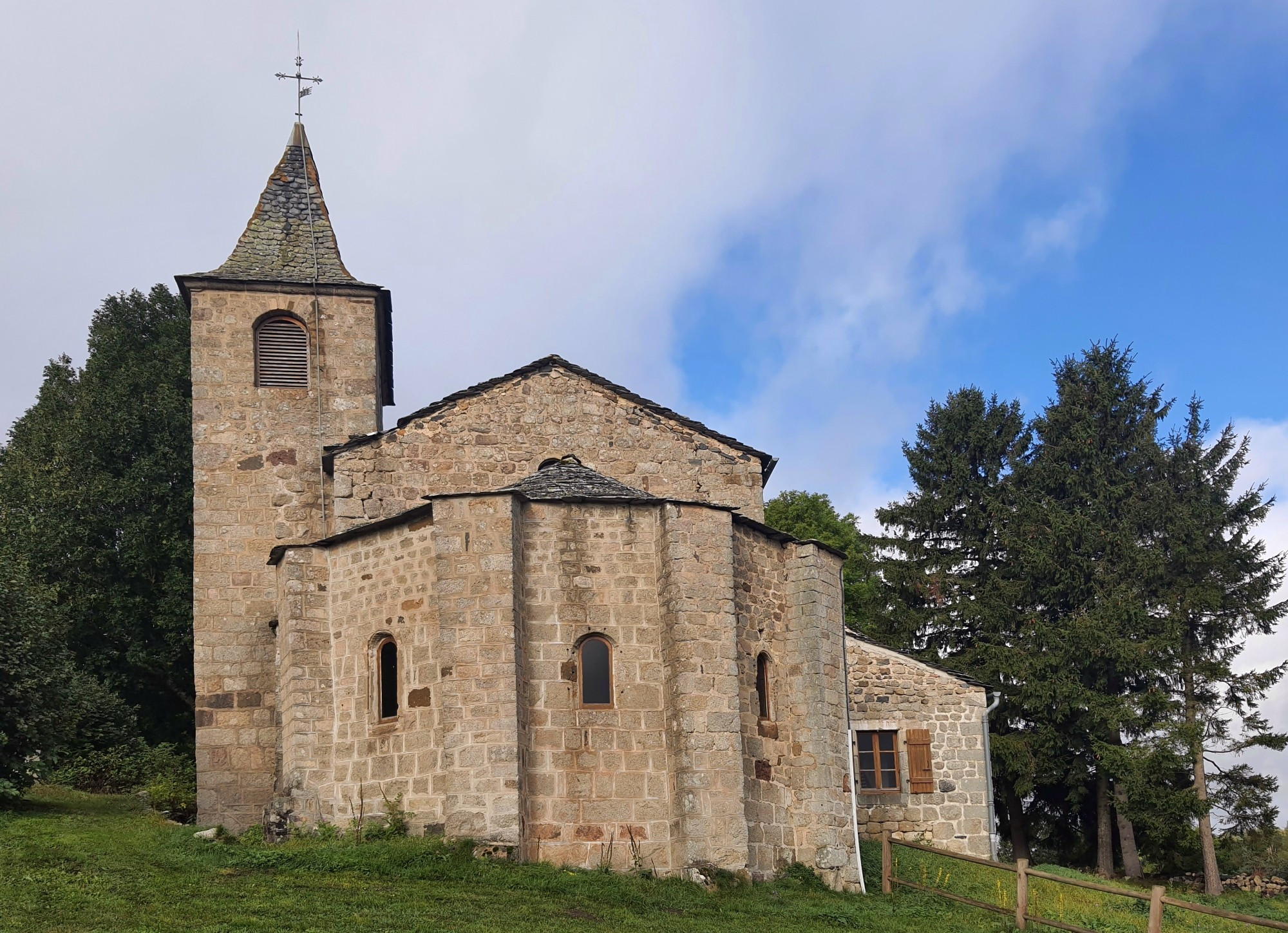 Vue du chevet.