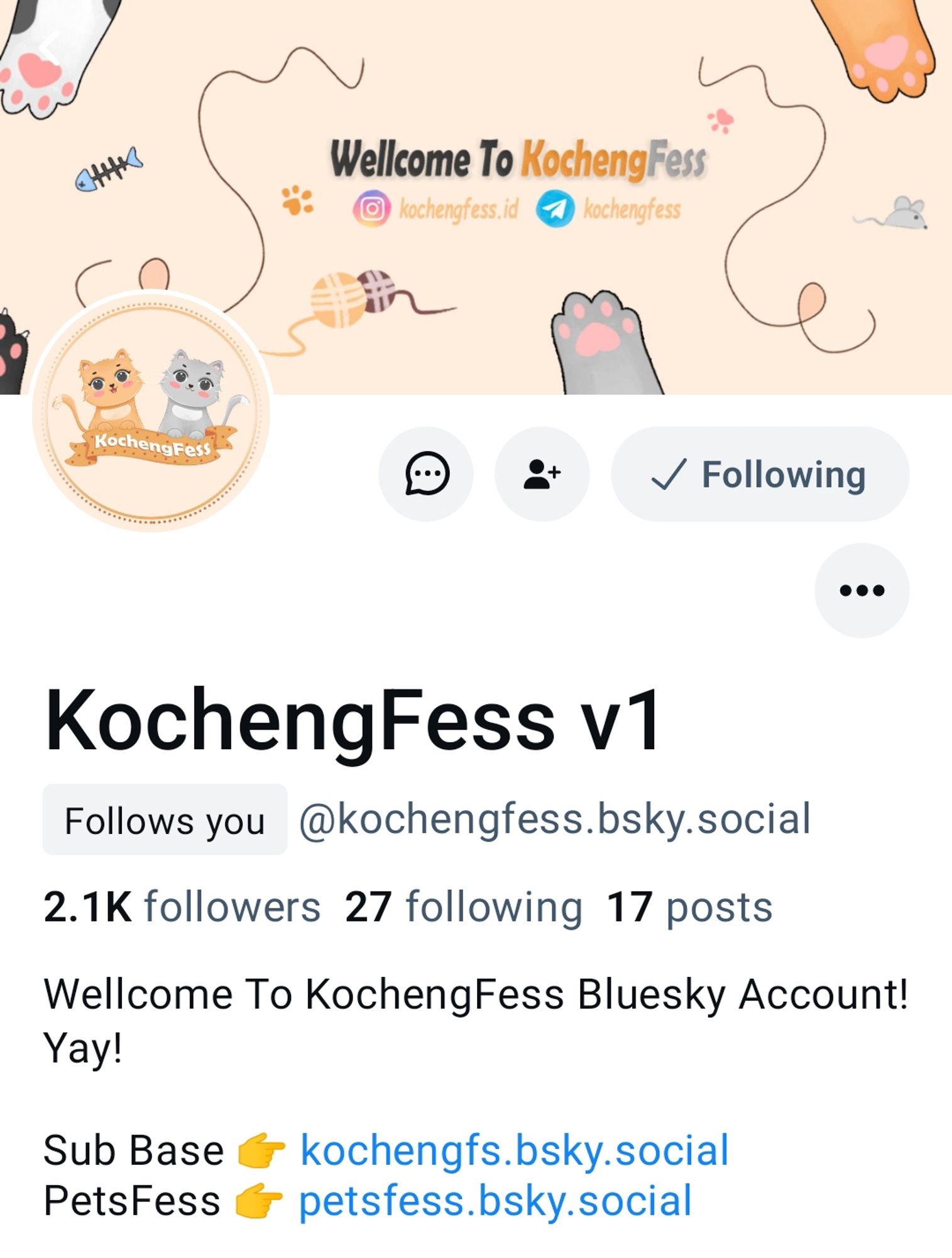 Dellsky followed by @kochengfess.bsky.social