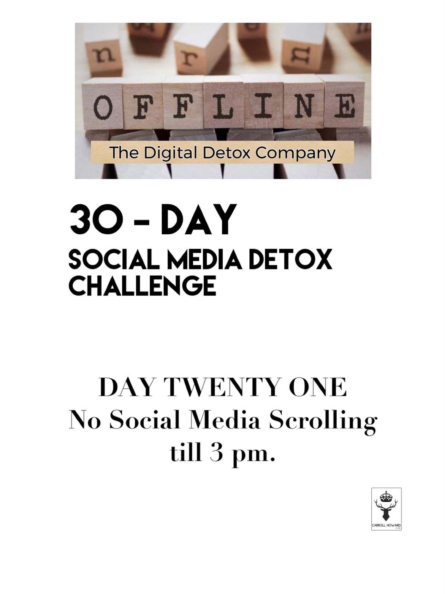 Offline detox digitaldetox reduce social media