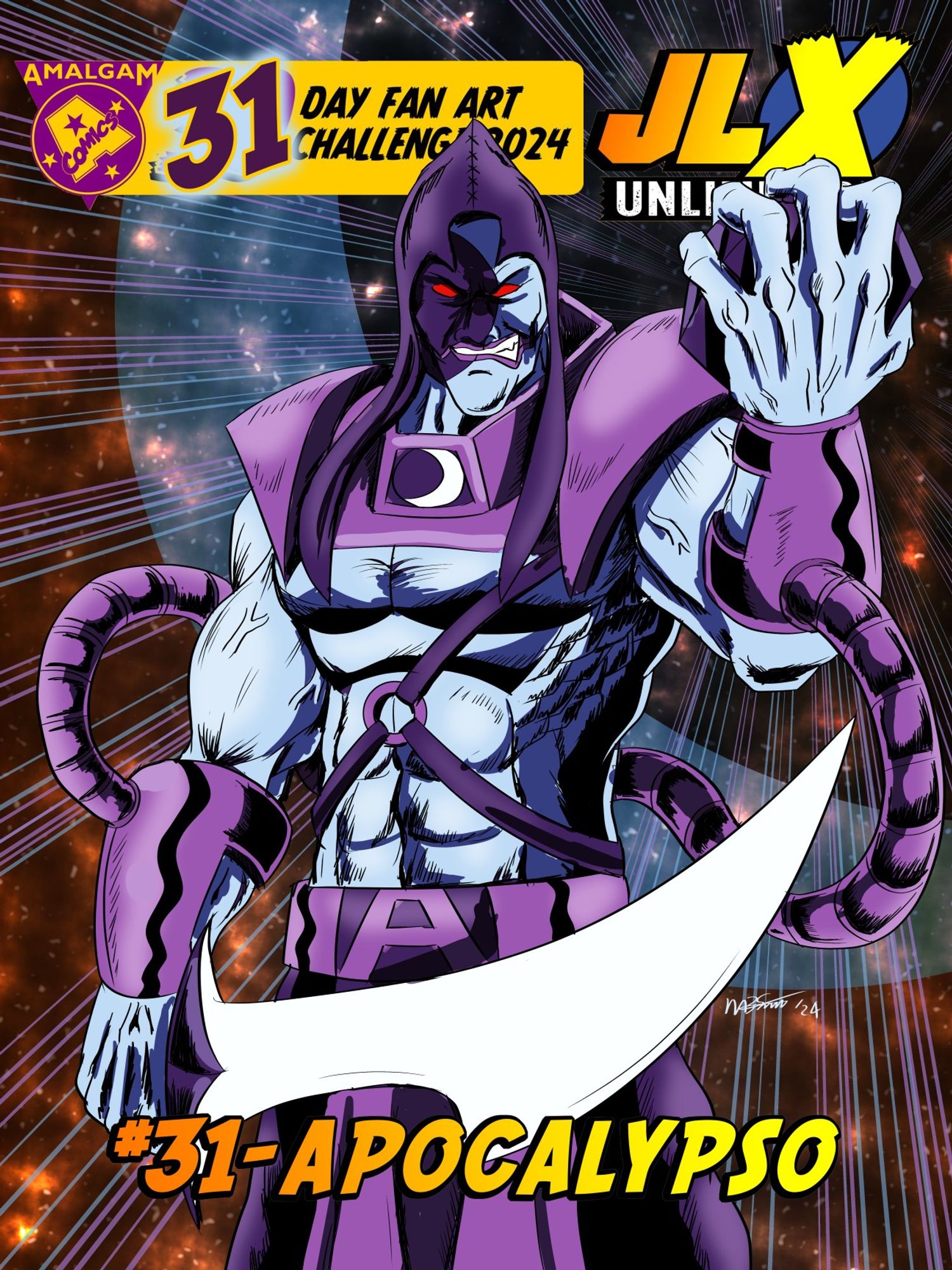 A fusion of Eclipso from DC Comics and Apocalypse of the X-Men, called Apocalypso.