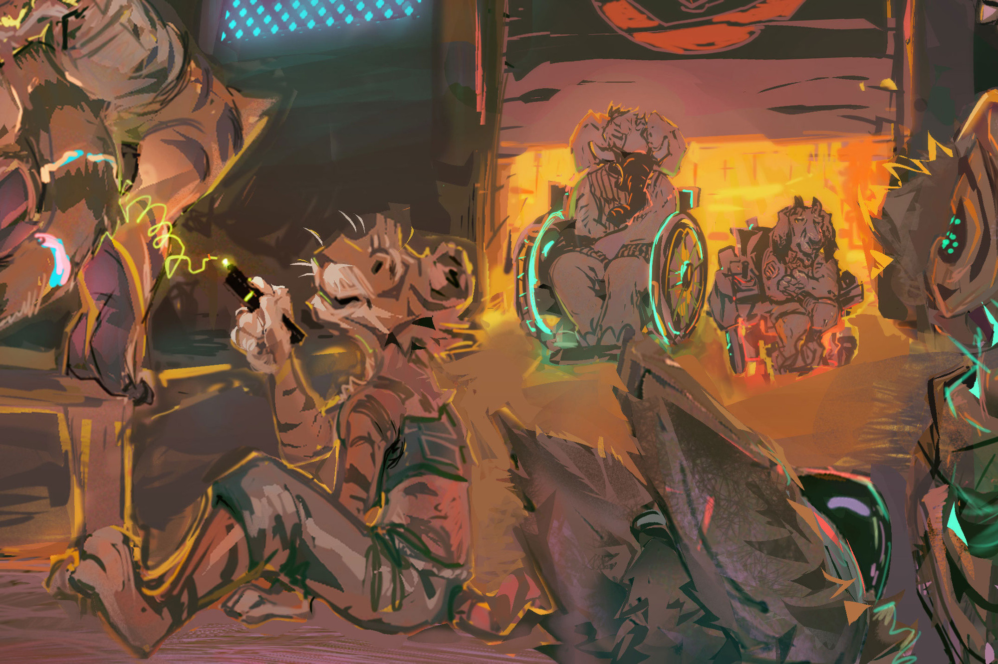 Cropped image on characters as mentioned in Alt Text.