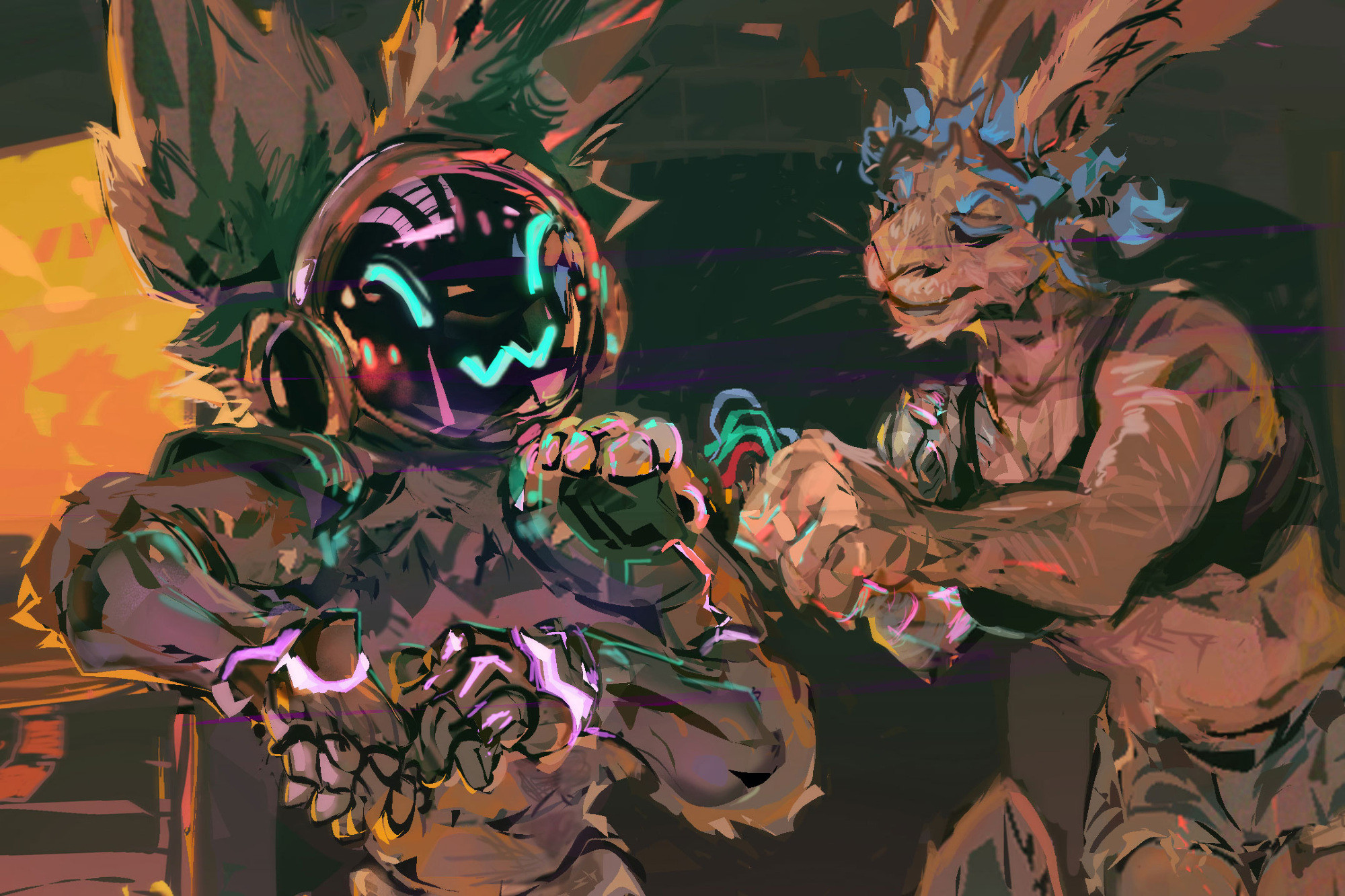 Cropped image on characters as mentioned in Alt Text.