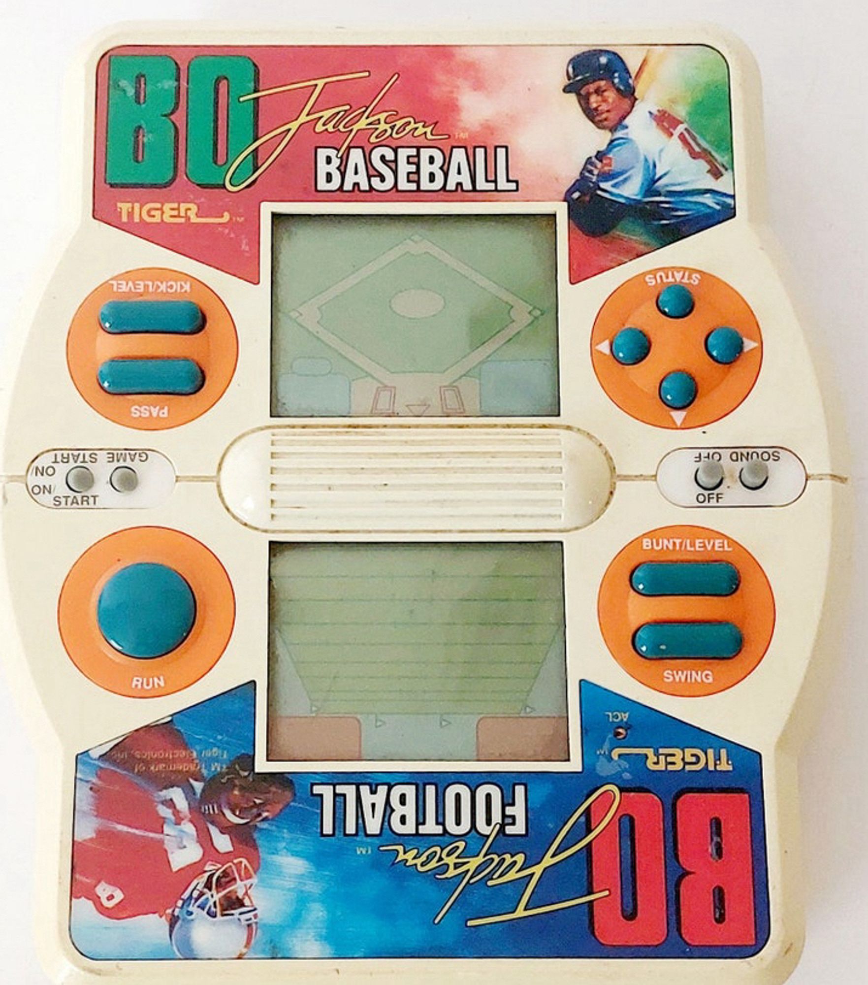 Handheld tiger electronics LCD game. Bo Jackson Football/Baseball