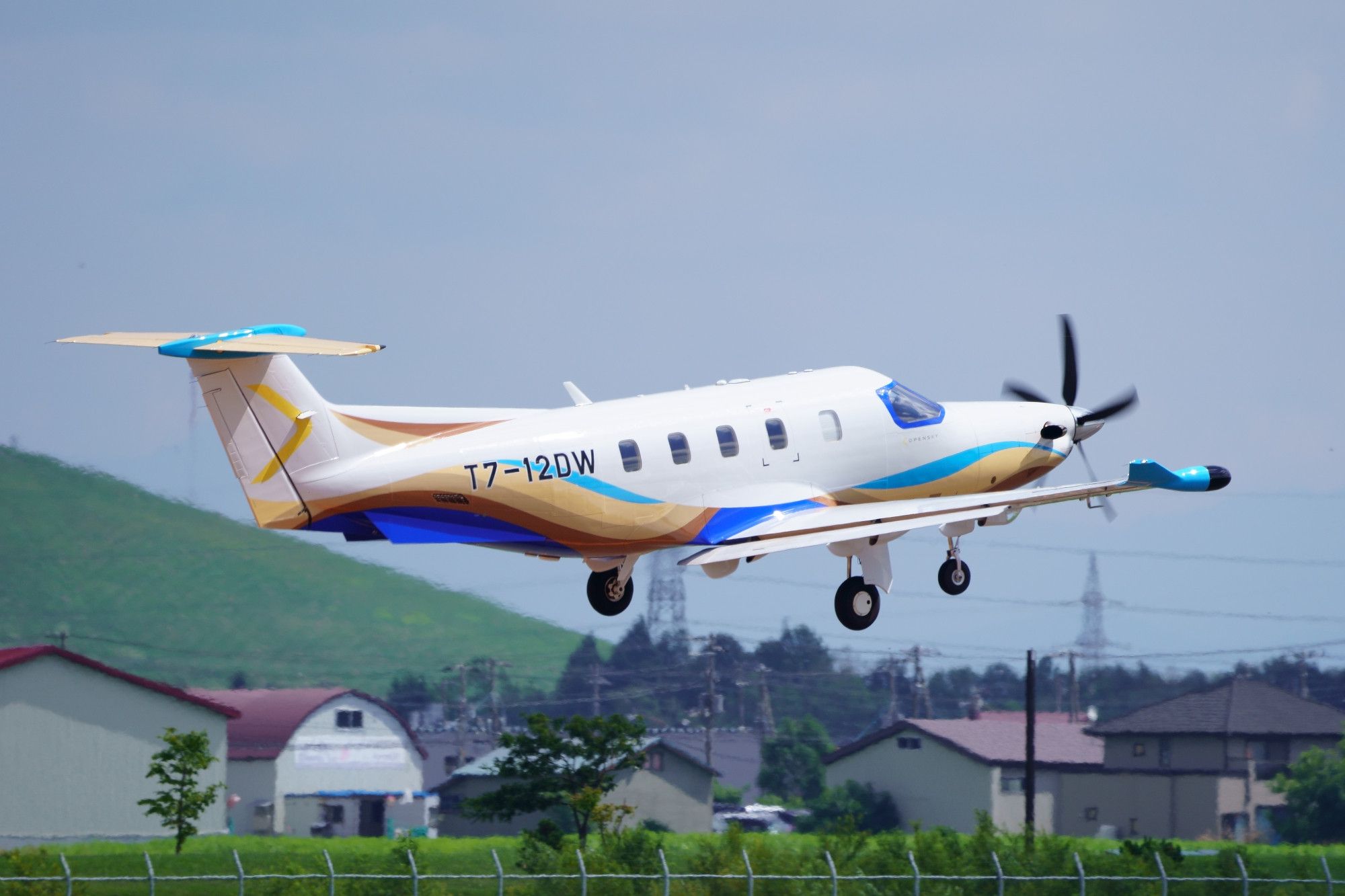 Pilatus PC-12 NGX (T7-12DW) at JGSDF Camp Okadama (Sapporo Airfield / Okadama Airport) OKD/RJCO