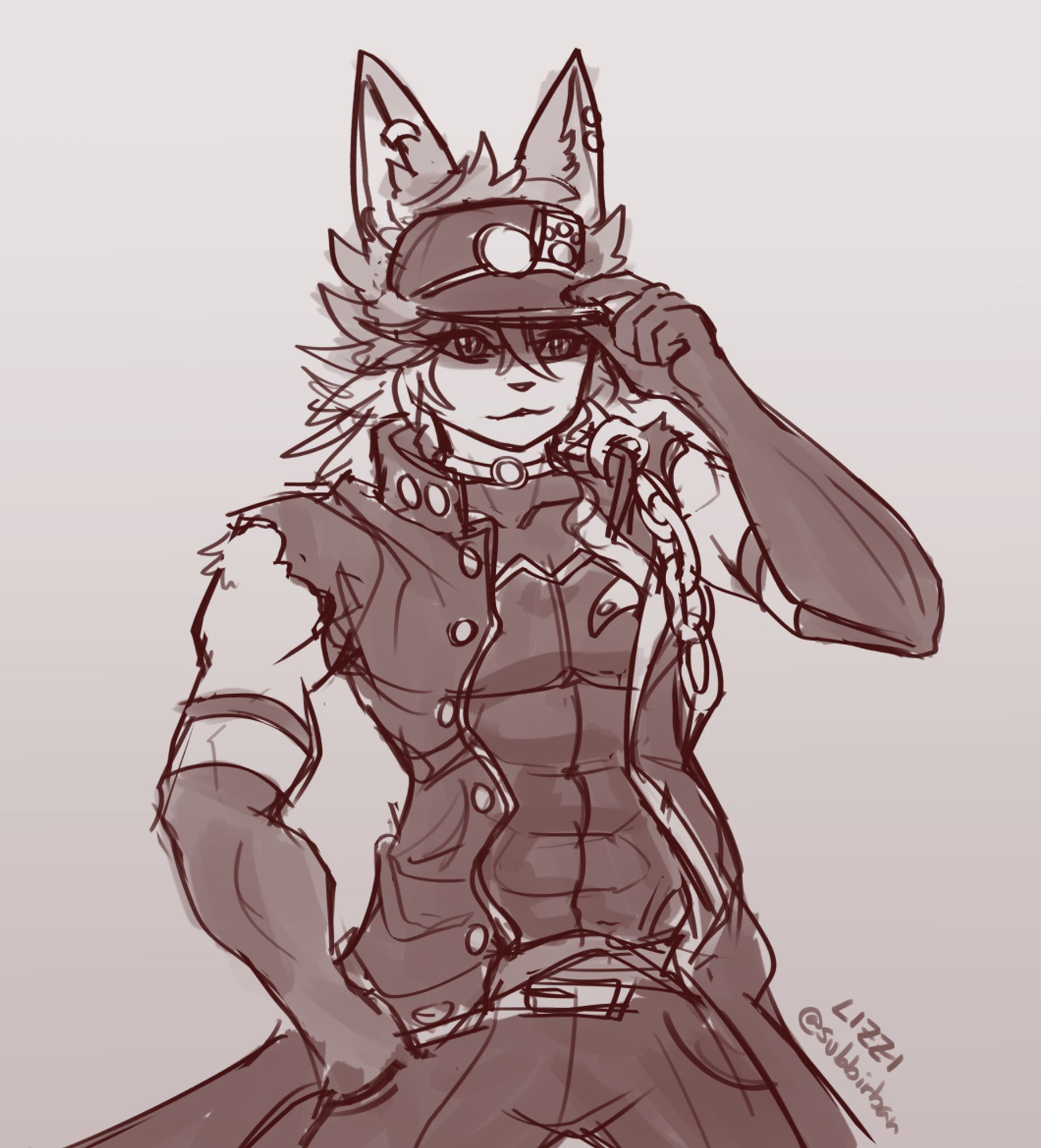 Erem (sentenza's OC) dressed like Jotaro Kujo from Jojo's Bizarre Adventure. Many brains were rotted in the making of this.