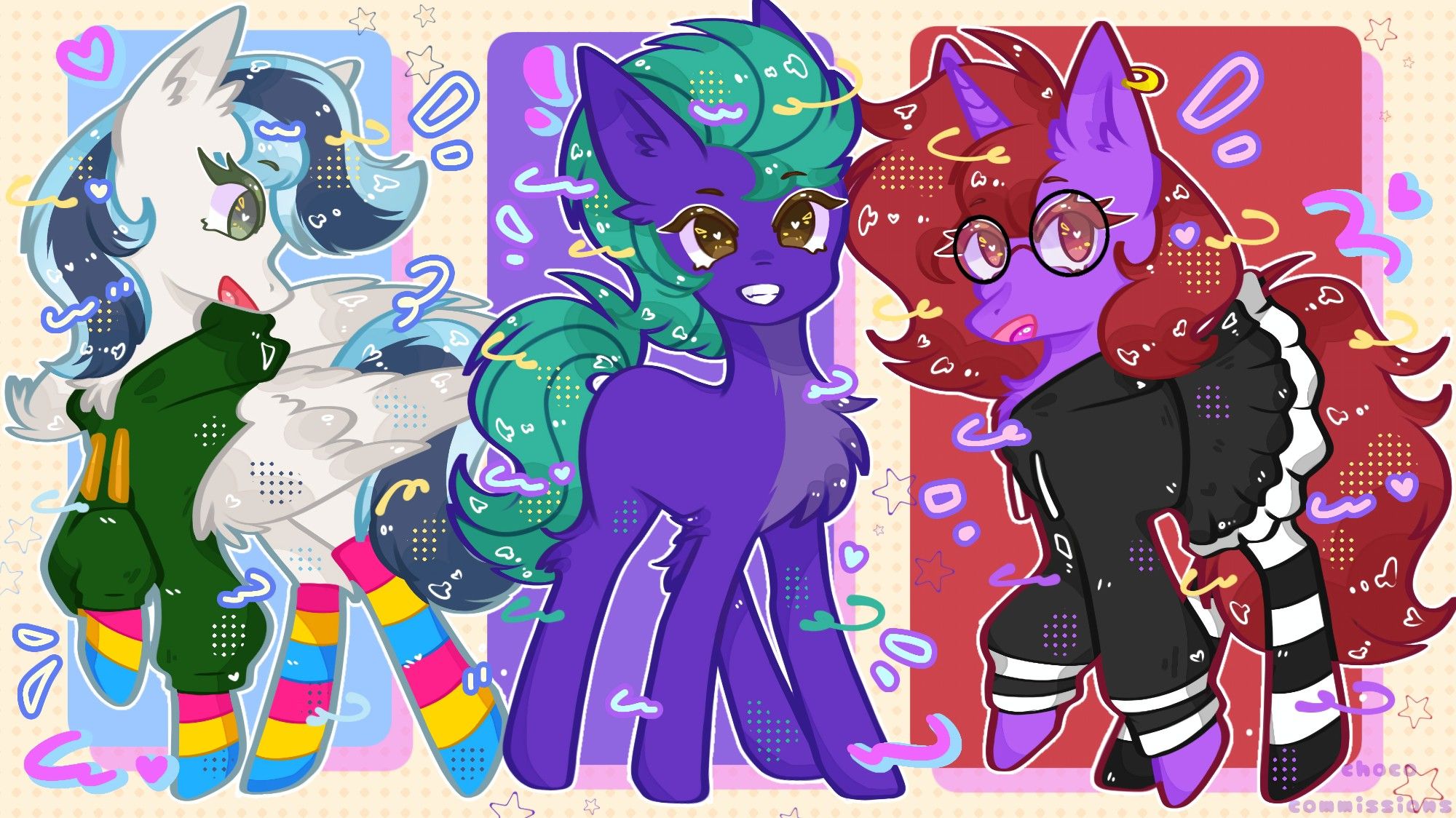 Fanart pony characters