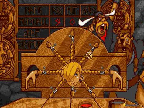 Mini game in Heimdall
Sever the barmaid's braids by throwing an axe...

...while drunk