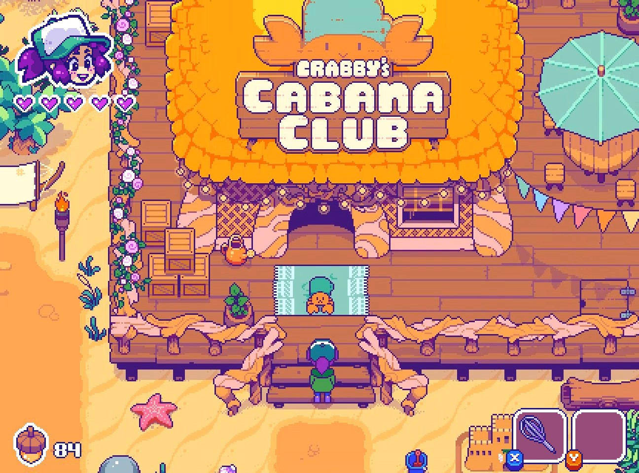 Screenshot of Crabby's Cabana Club