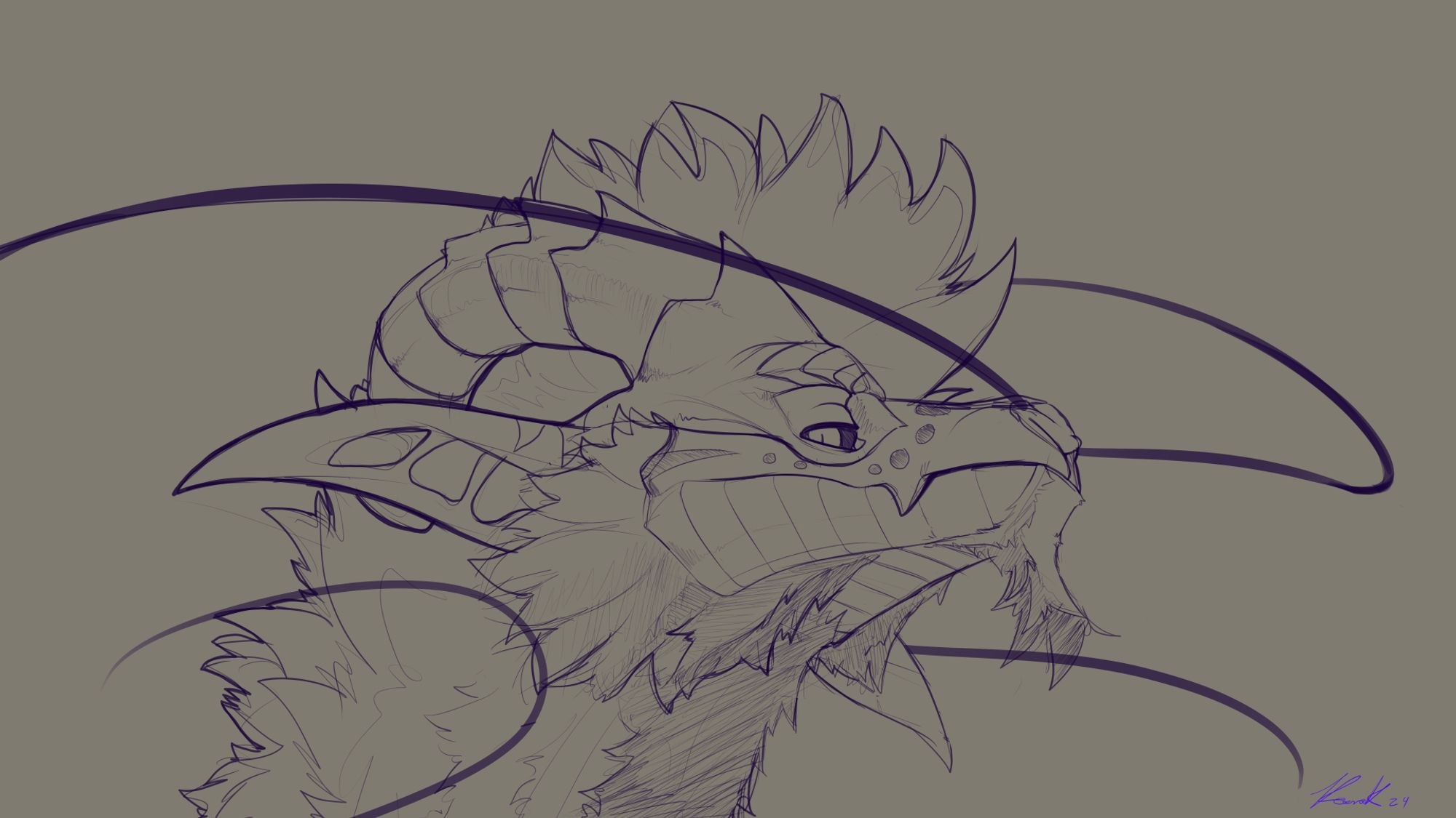 An eastern dragon looks down expectantly at the viewer, trying not to look like he wants rub rubs but really wants them, but looks slightly smug and or judgemental for some reason