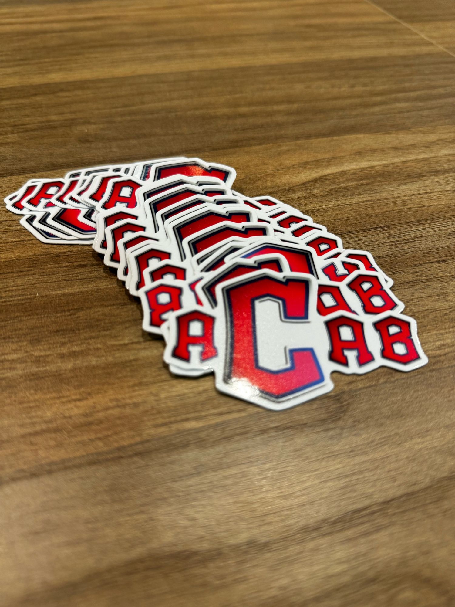 Stickers that read acab with stylized C