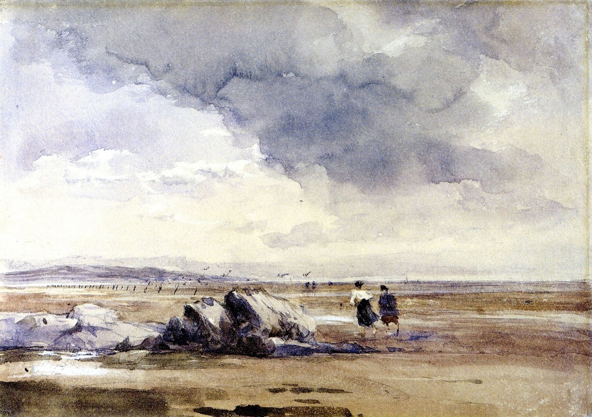 On Lancaster Sands, Low Tide