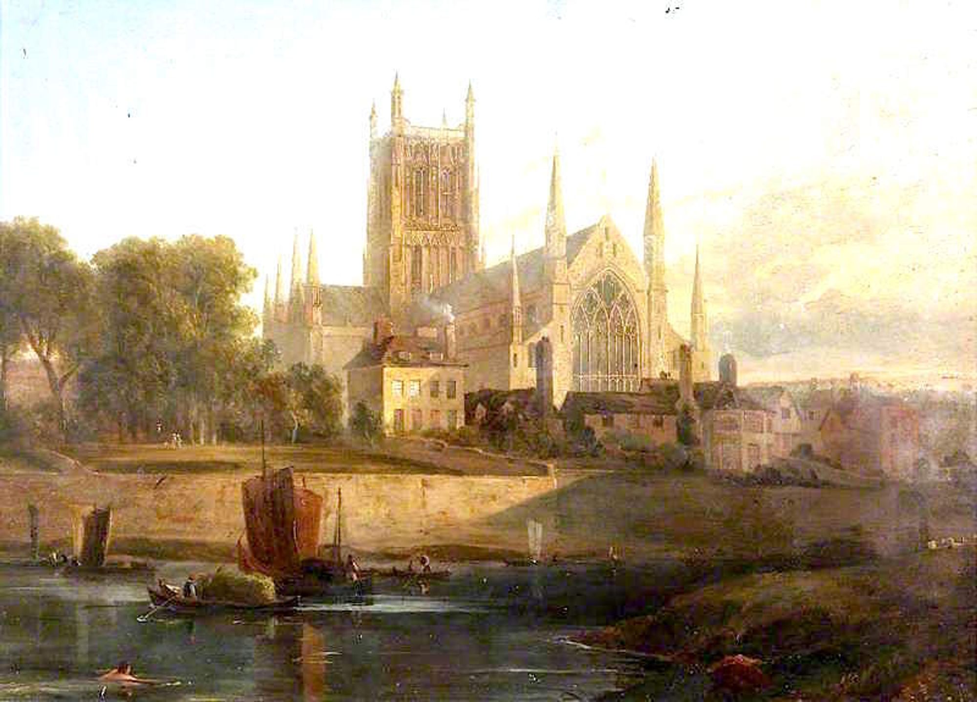 Worcester Cathedral, River Severn