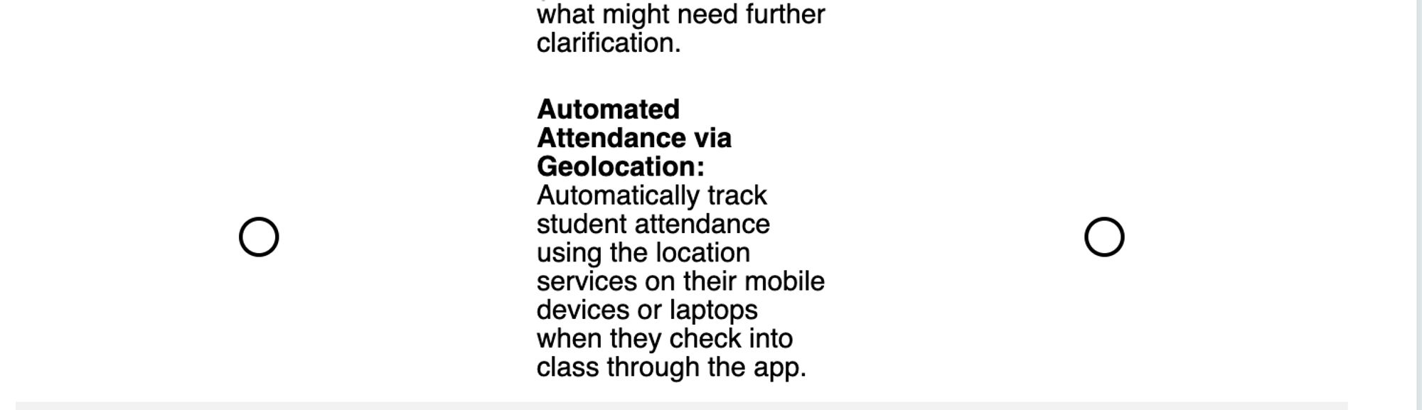 A textbook company is touting the "feature" of future products, including "Automated attendance via Geolocation: Automatically track student attendance using the location services on their mobile devices or laptops when they check into class through the app." 