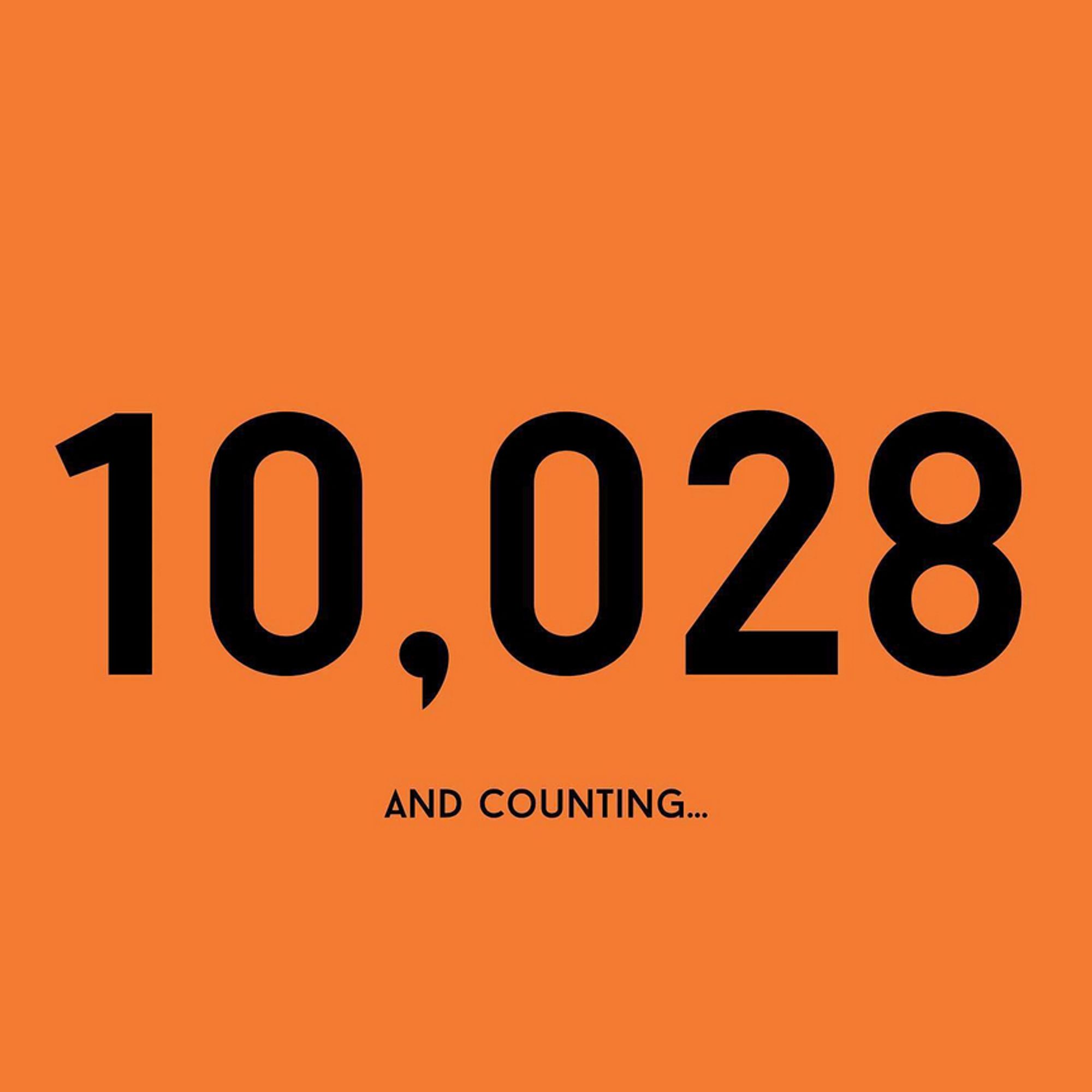 Square with orange background that says "10,028 and counting..."

This is the total number of verifiable unmarked graves (read mass graves) so far of Indigenous children in Canada that were killed in the Orwellian-named "residential schools" (they were actually concentration camps).

Image credit: @jacksaddleback IG