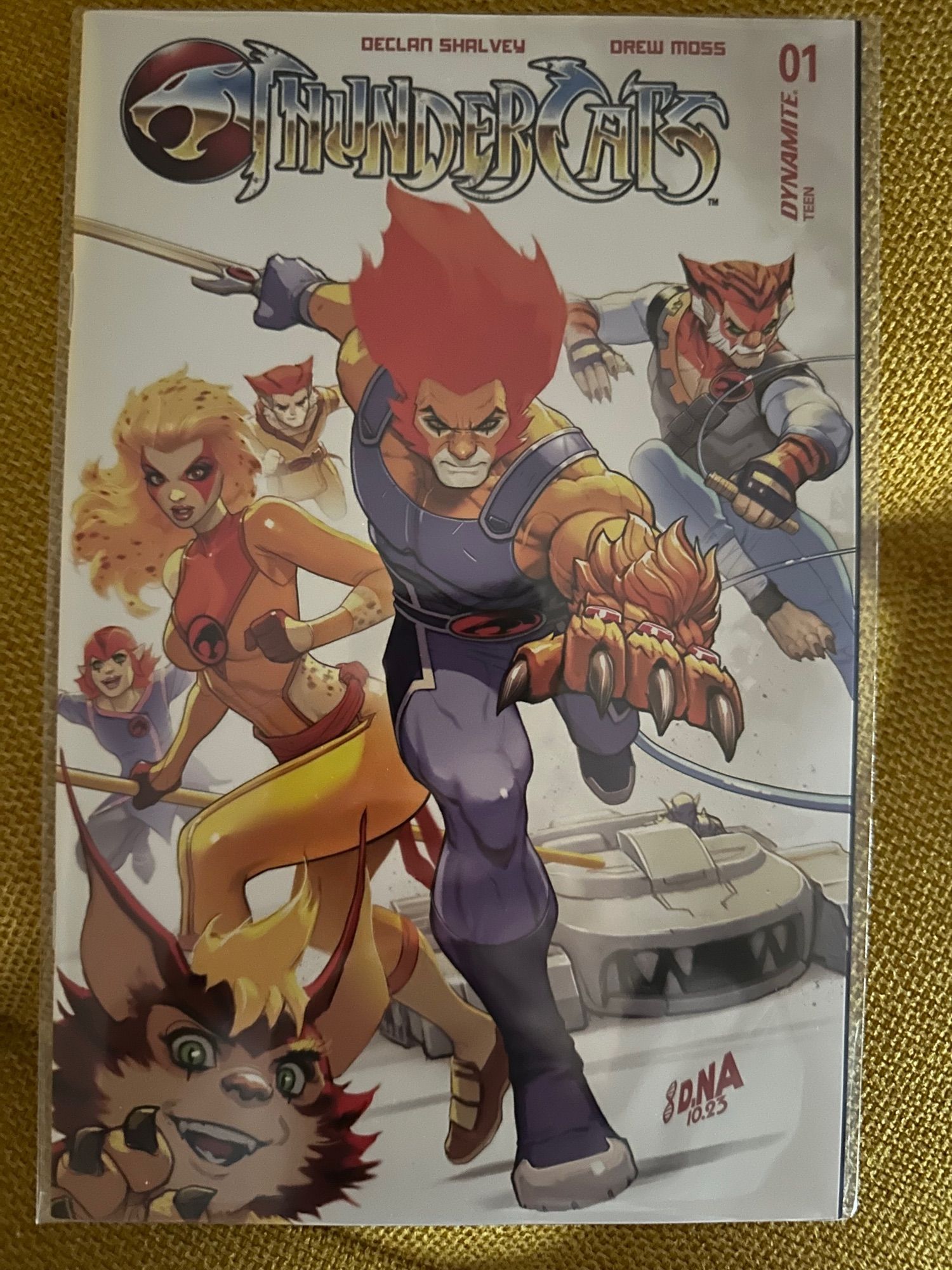 Thundercats comic book by Declan Shalvey and Drew Miss.