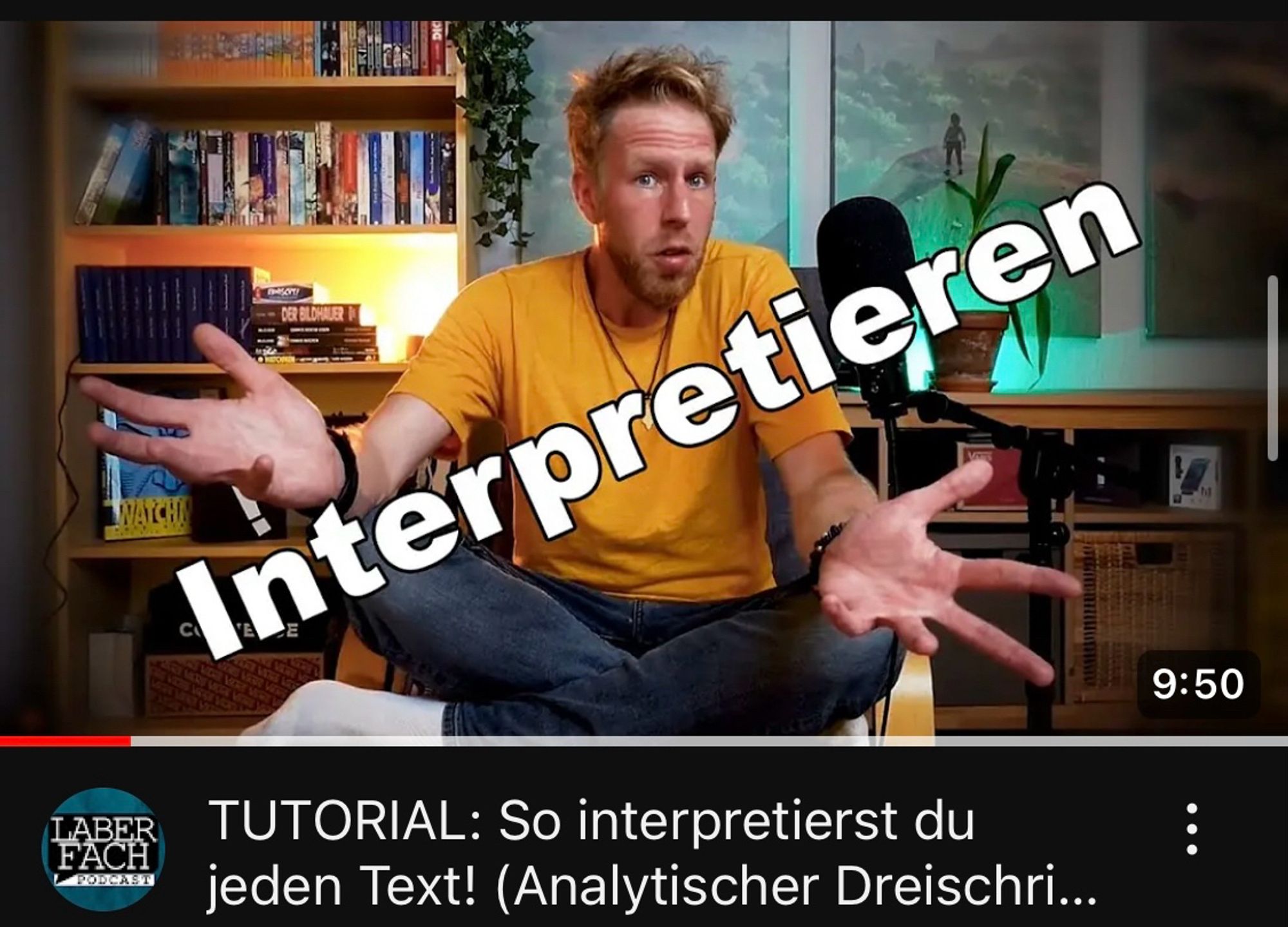 Titelbild des Videos: INTERPRETIEREN!