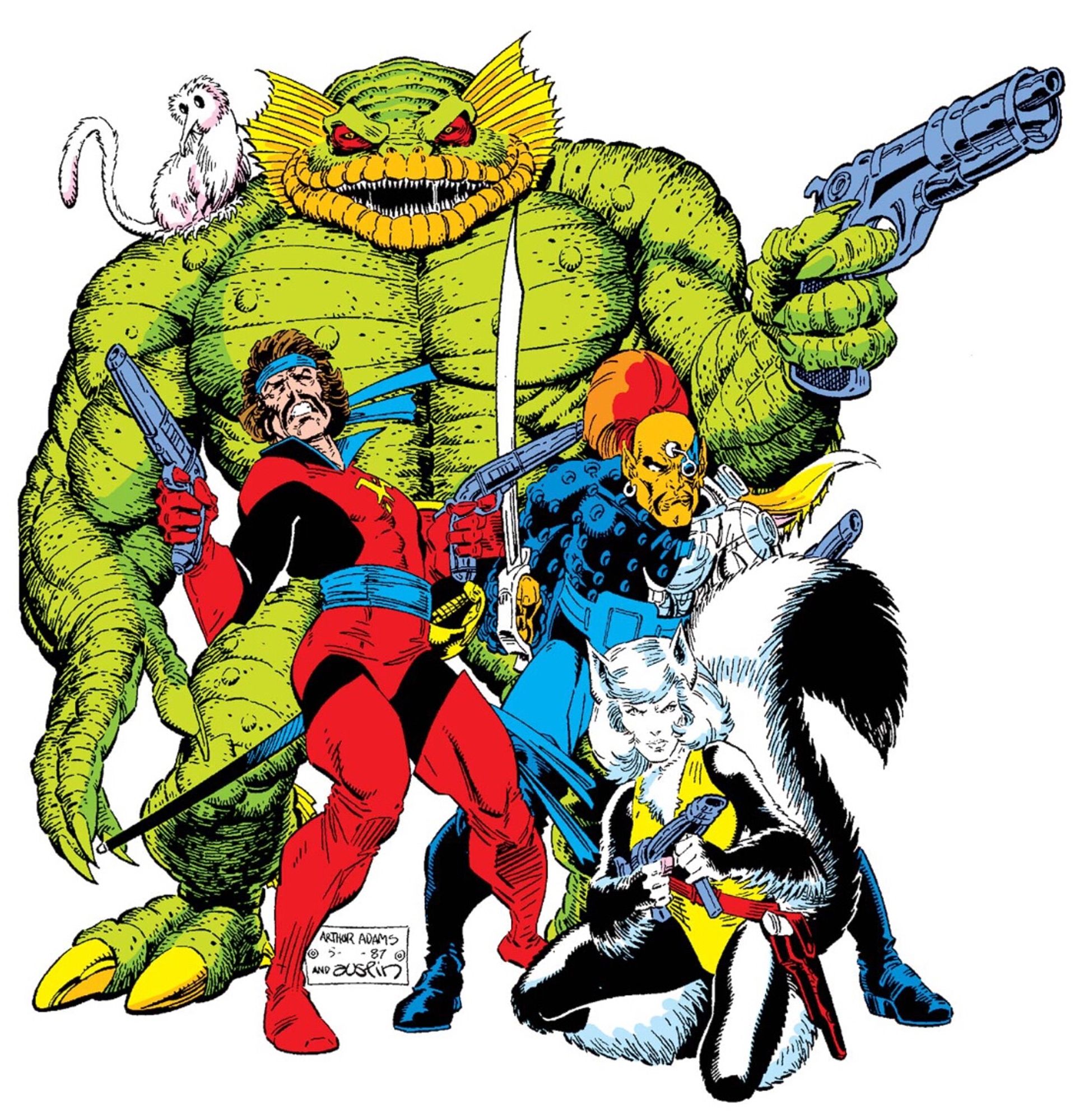 Starjammers by Art Adams and Terry Austin