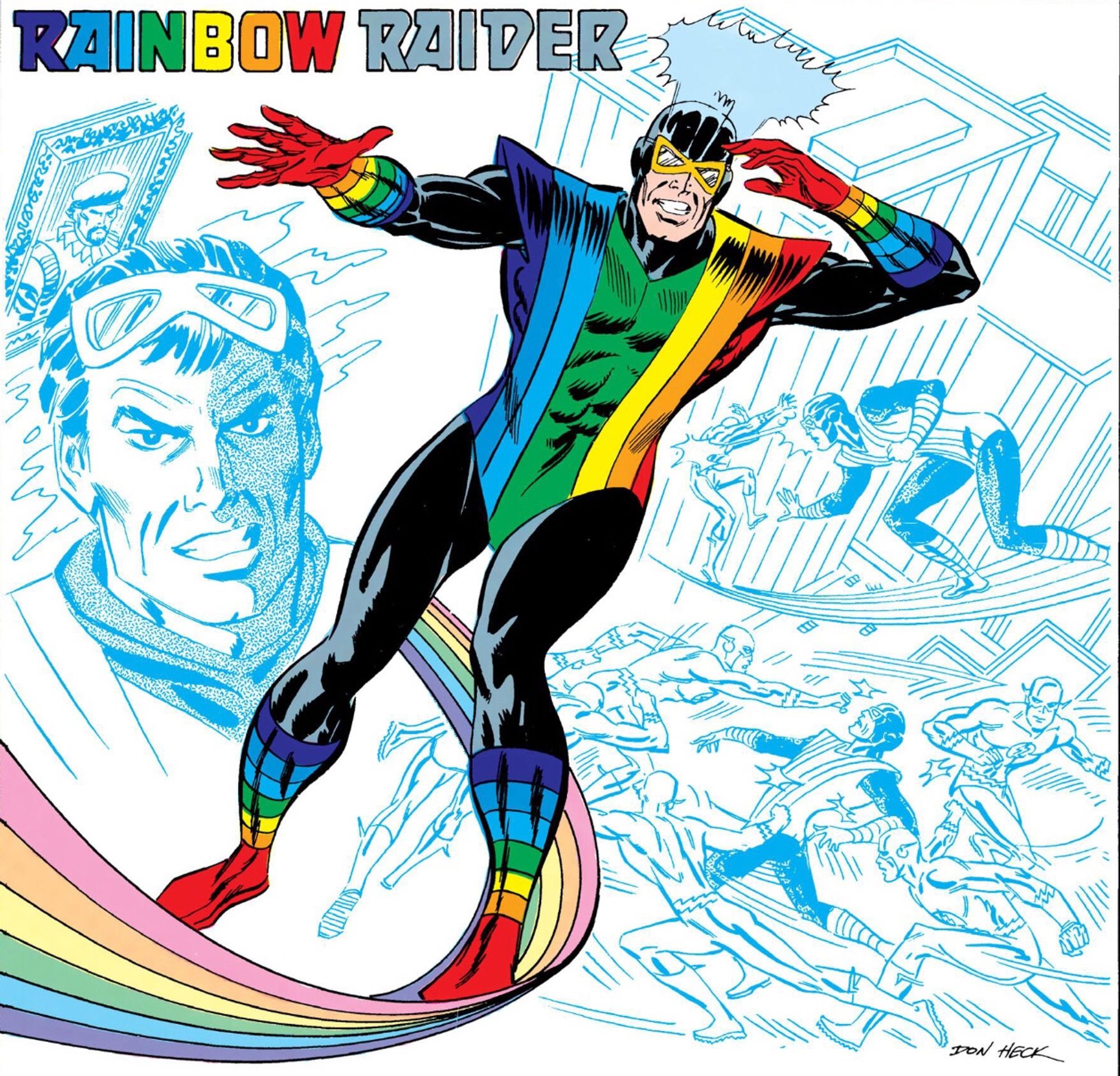 Rainbow Raider by Don Heck.