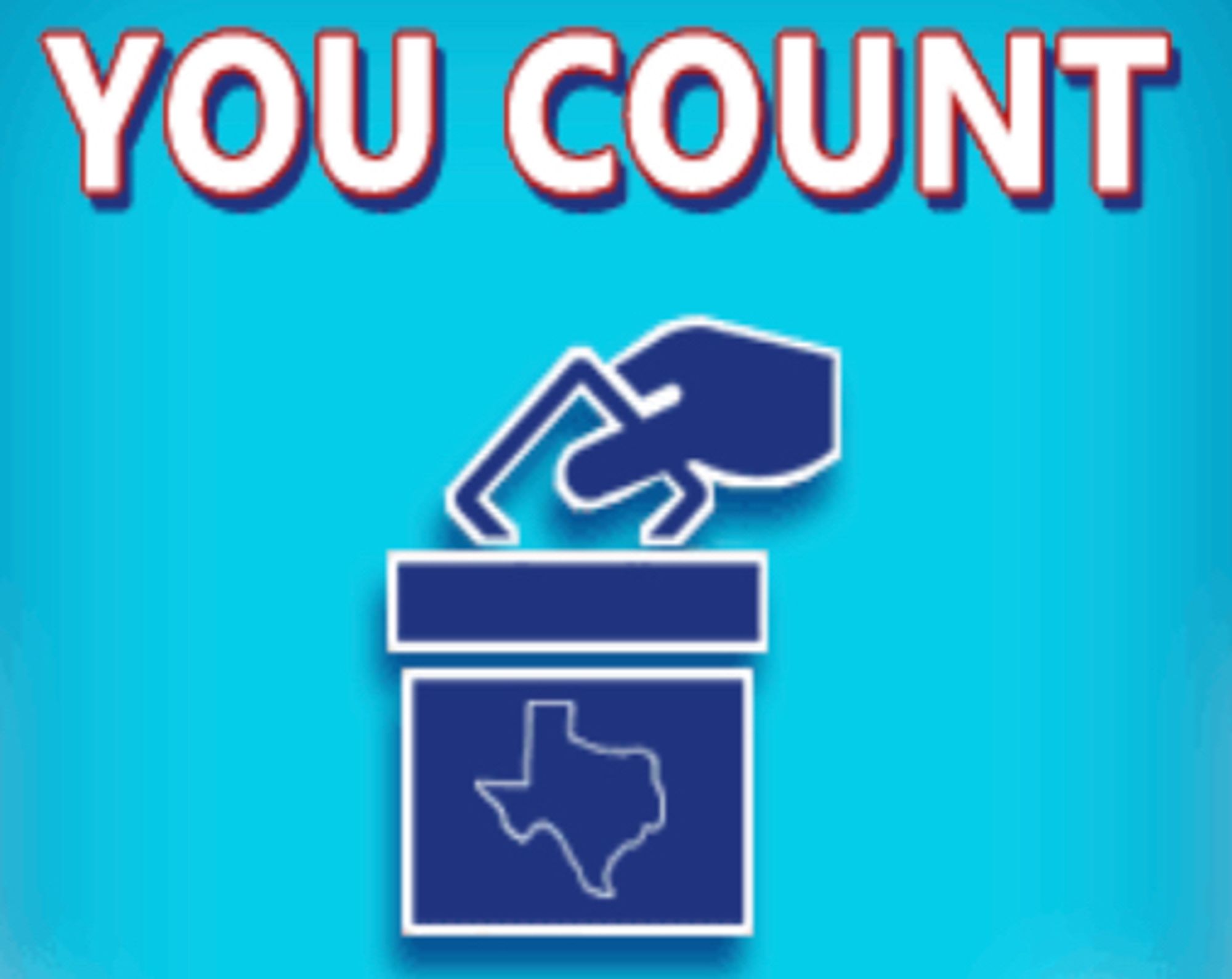 You Count image from the Texas Registrar website