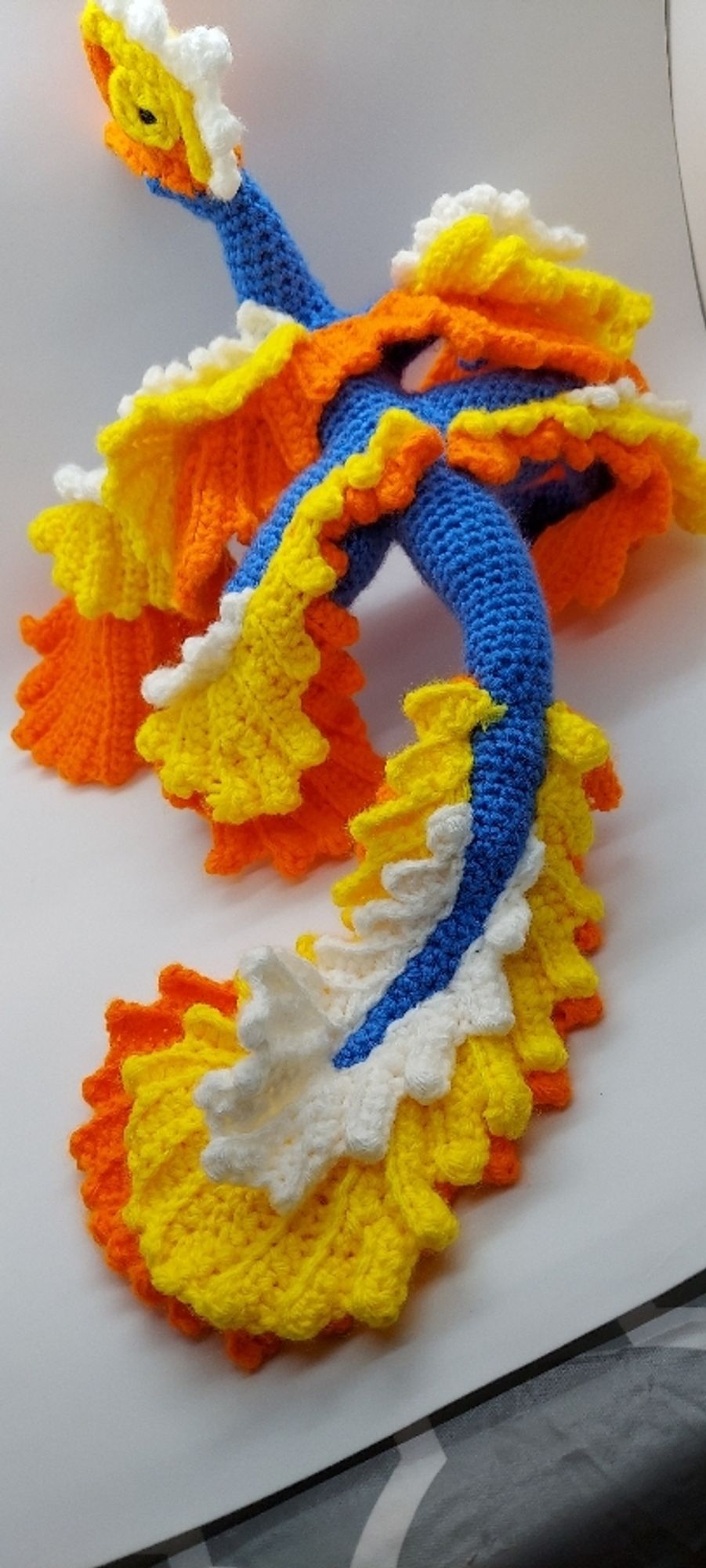 Crochet dinosaur 