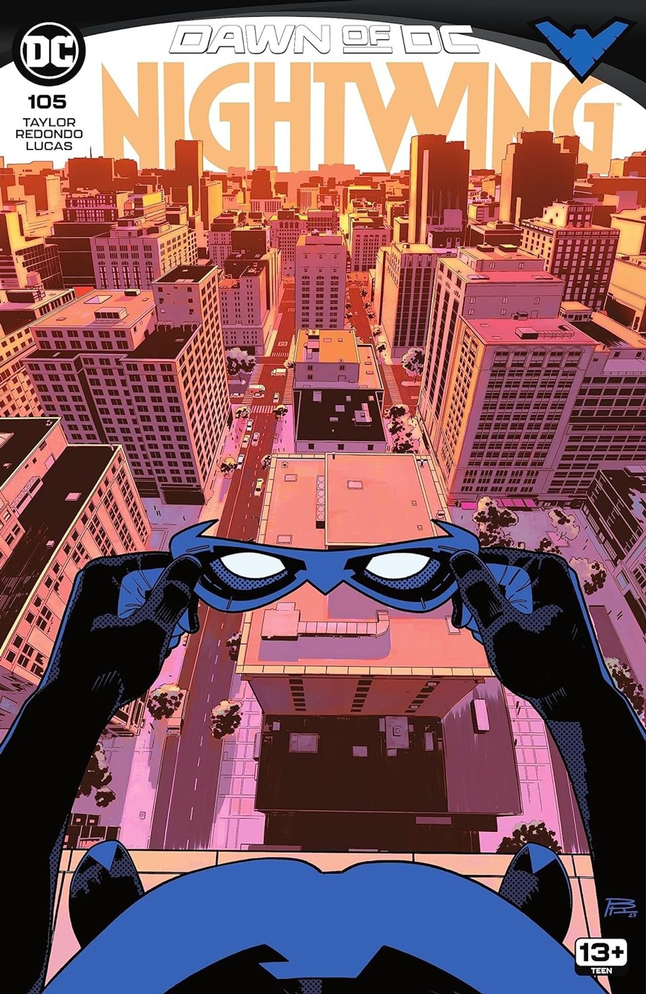 The cover of Nightwing #105