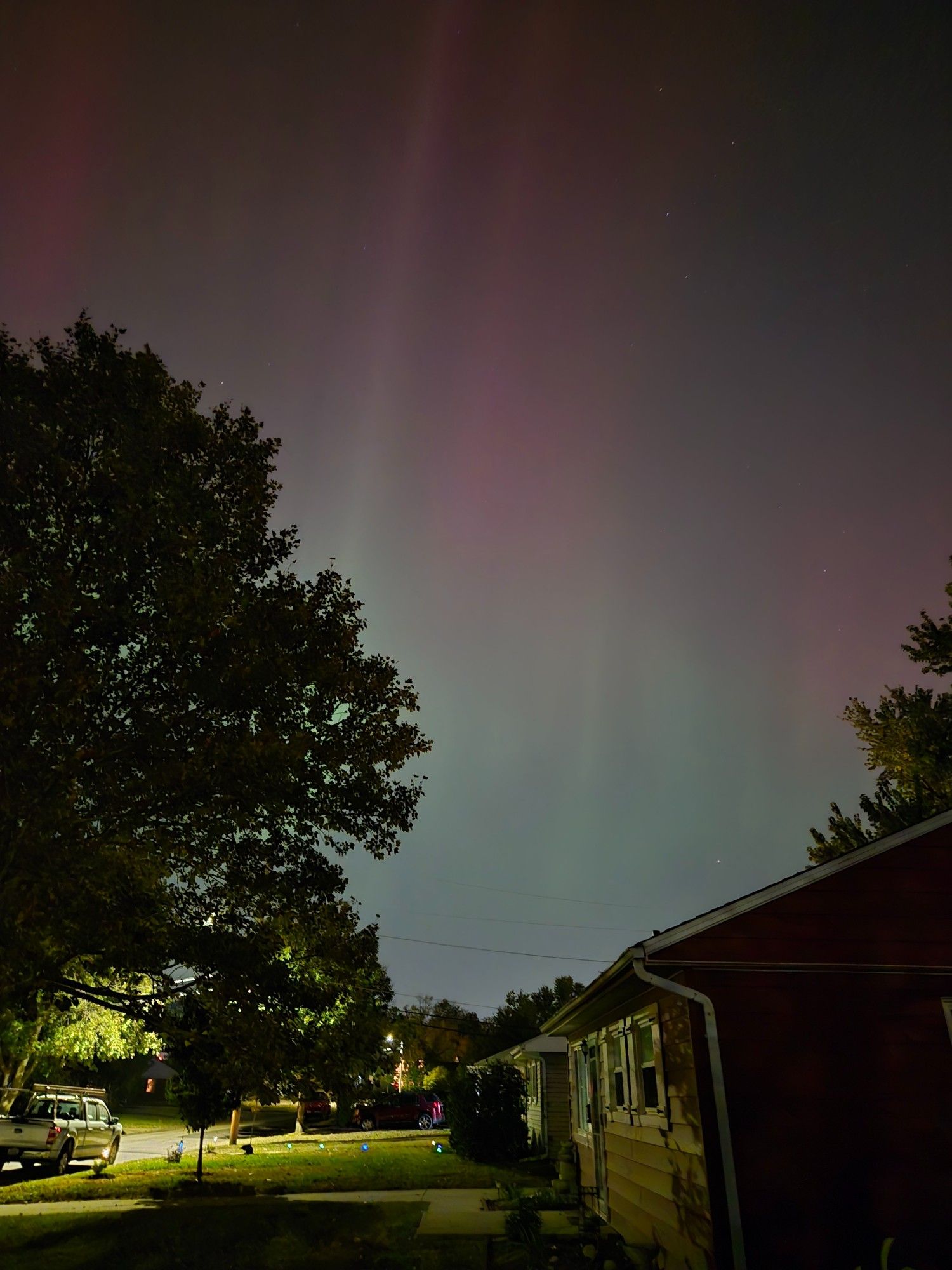 Northern lights just outside my house