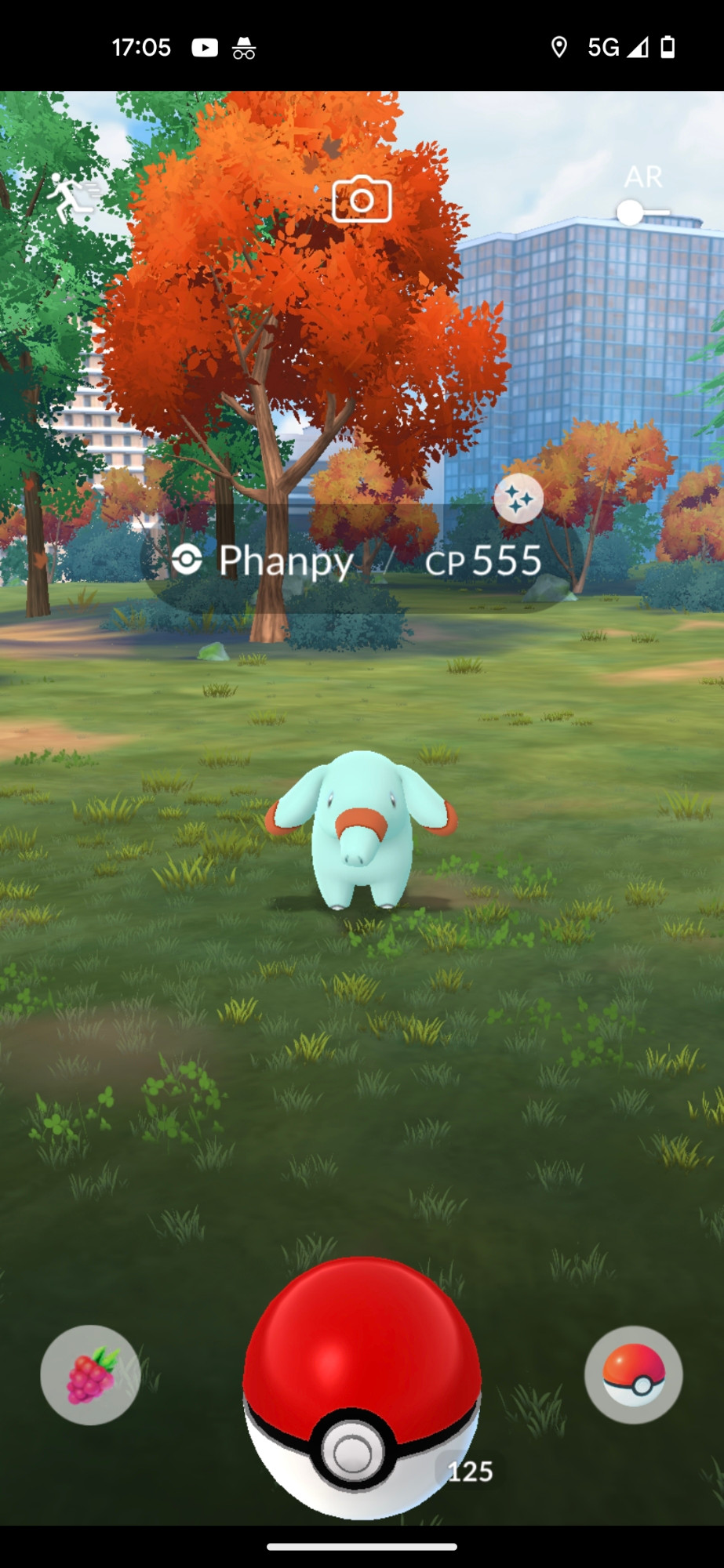 Shiny Phanpy in Pokémon Go