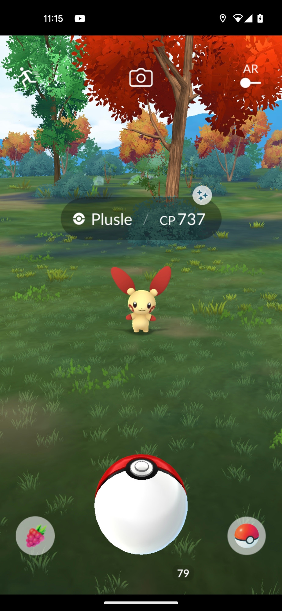 Shiny Plusle in Pokémon Go