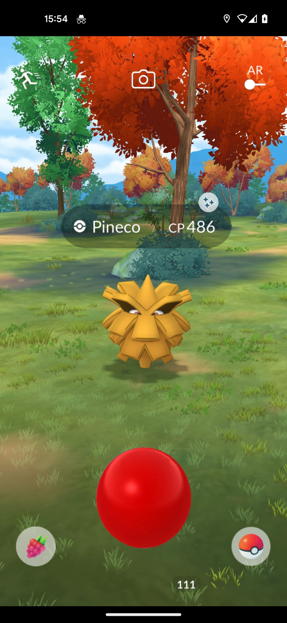 Shiny Pineco in Pokémon Go