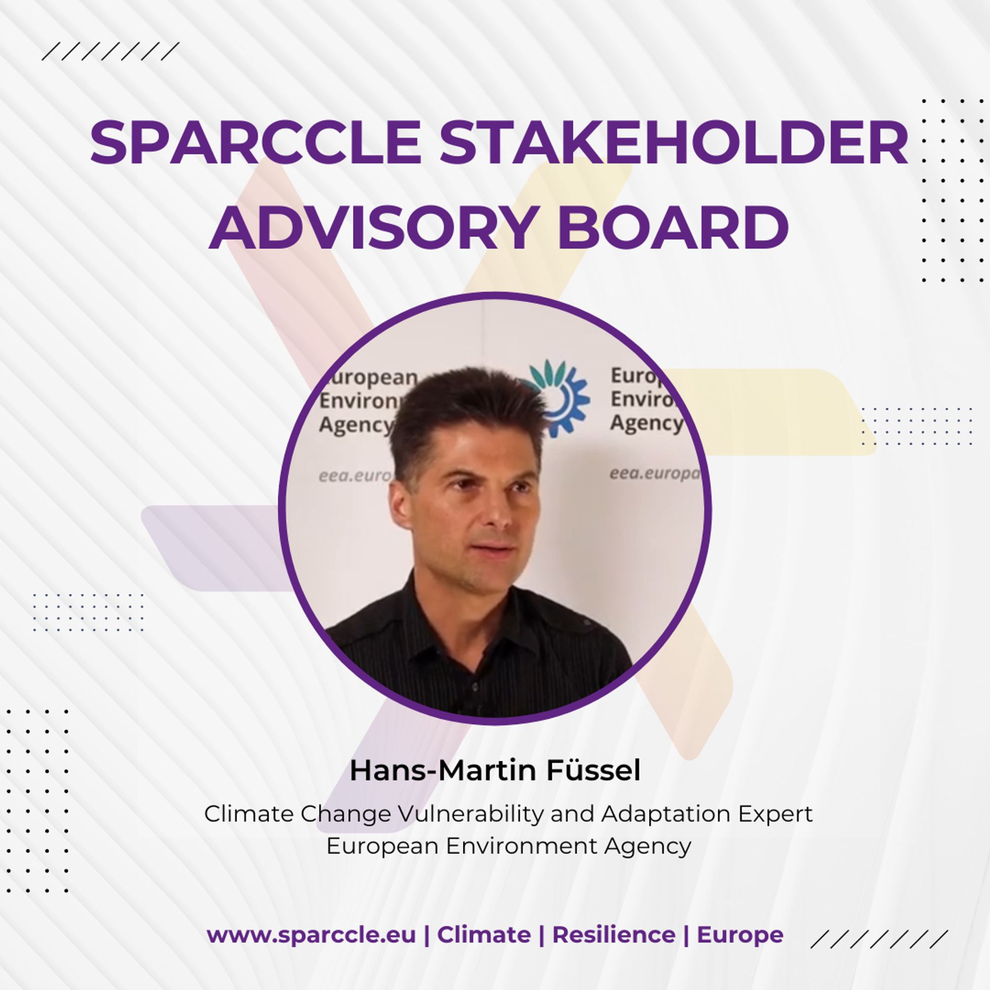 SPARCCLE Stakeholder Advisory Board, Hans-Martin Füssel