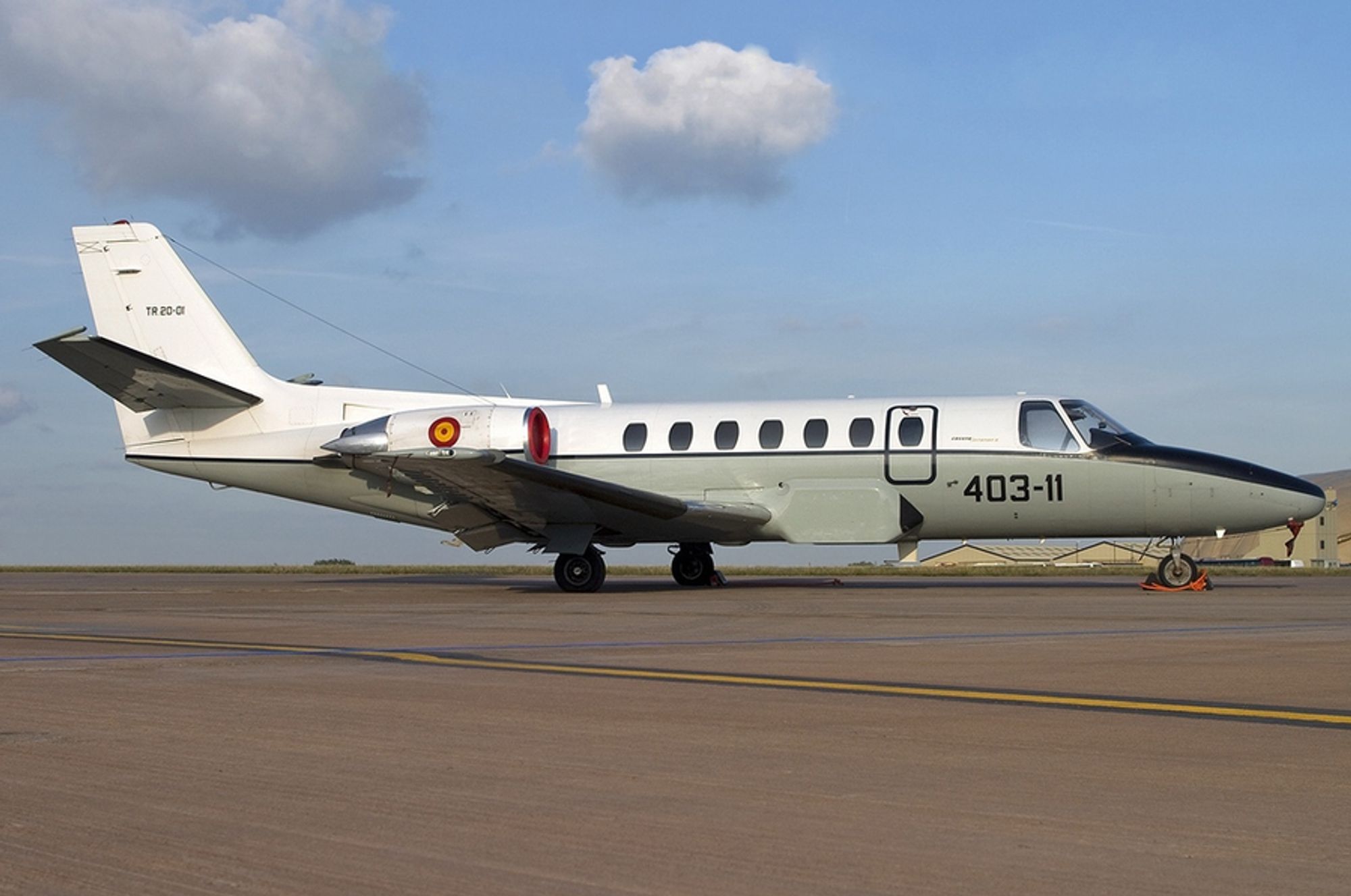 Avión Cessna Citation V perteneciente al Ejército del Aire y utilizado en tareas de fotografía. (Wikipedia)