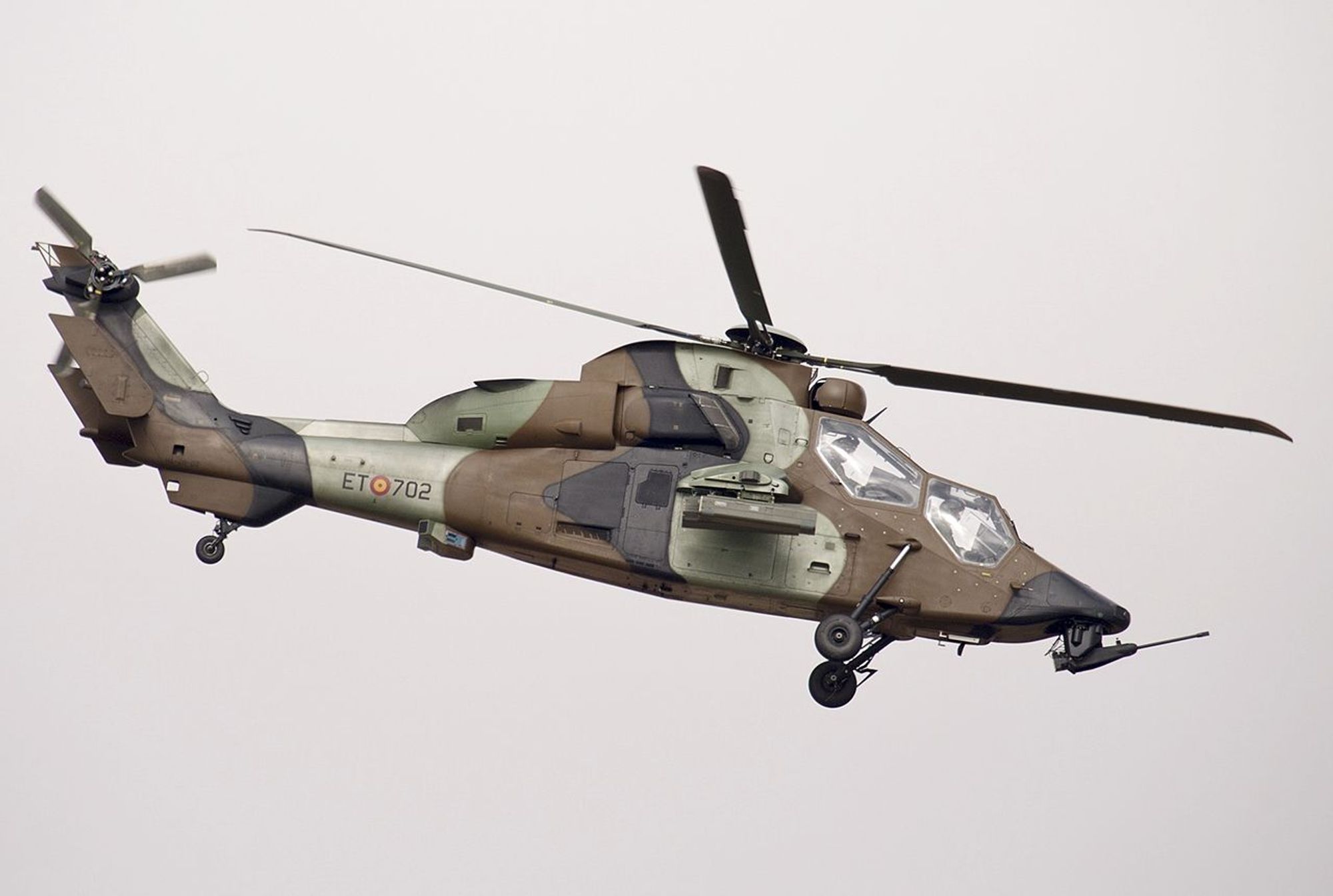 Helicóptero Eurocopter EC665 HAP Tigre del Ejército de Tierra. (Wikipedia)