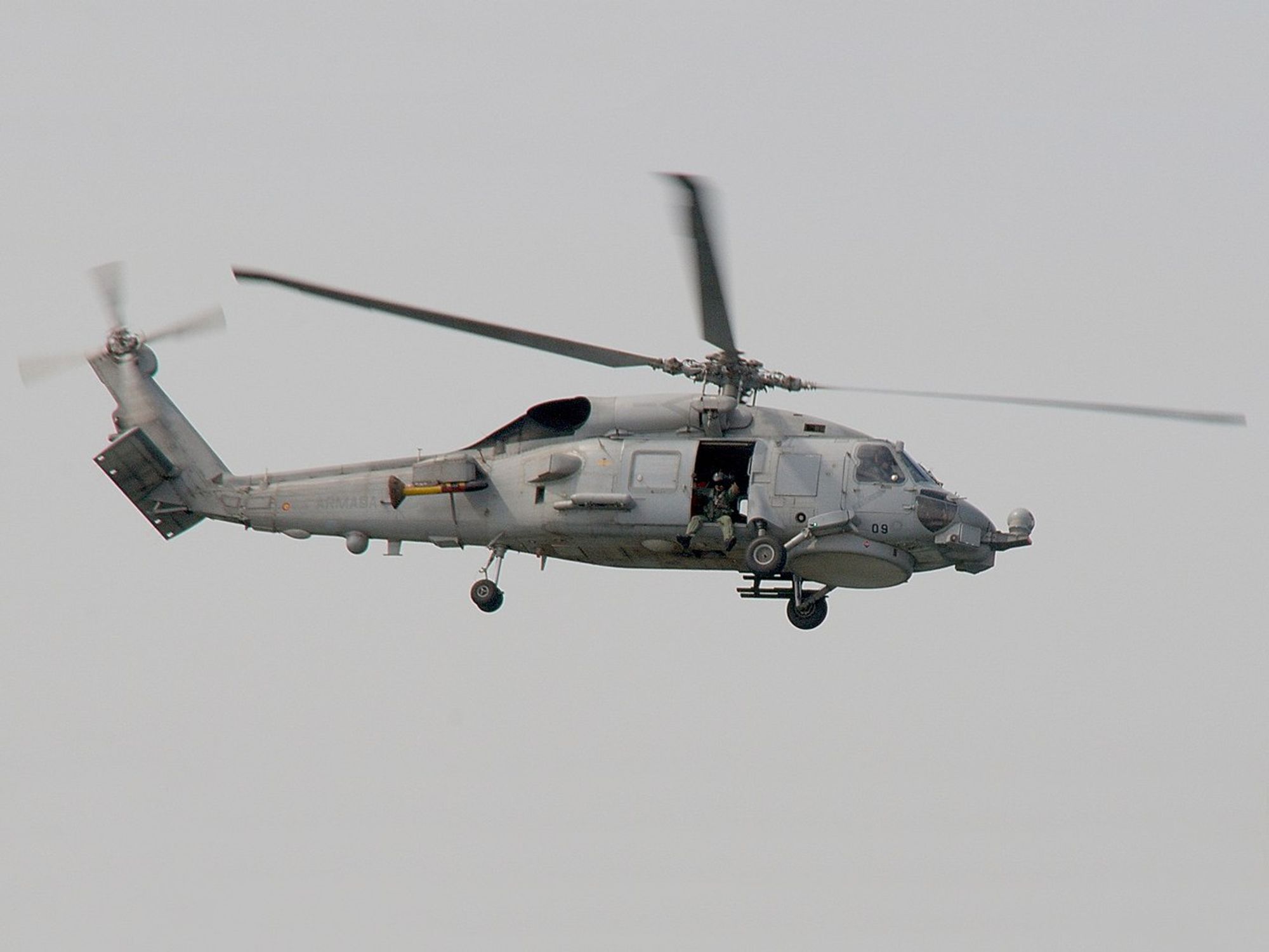 Helicóptero Sikorsky SH-60 de la Armada española. (Wikipedia)