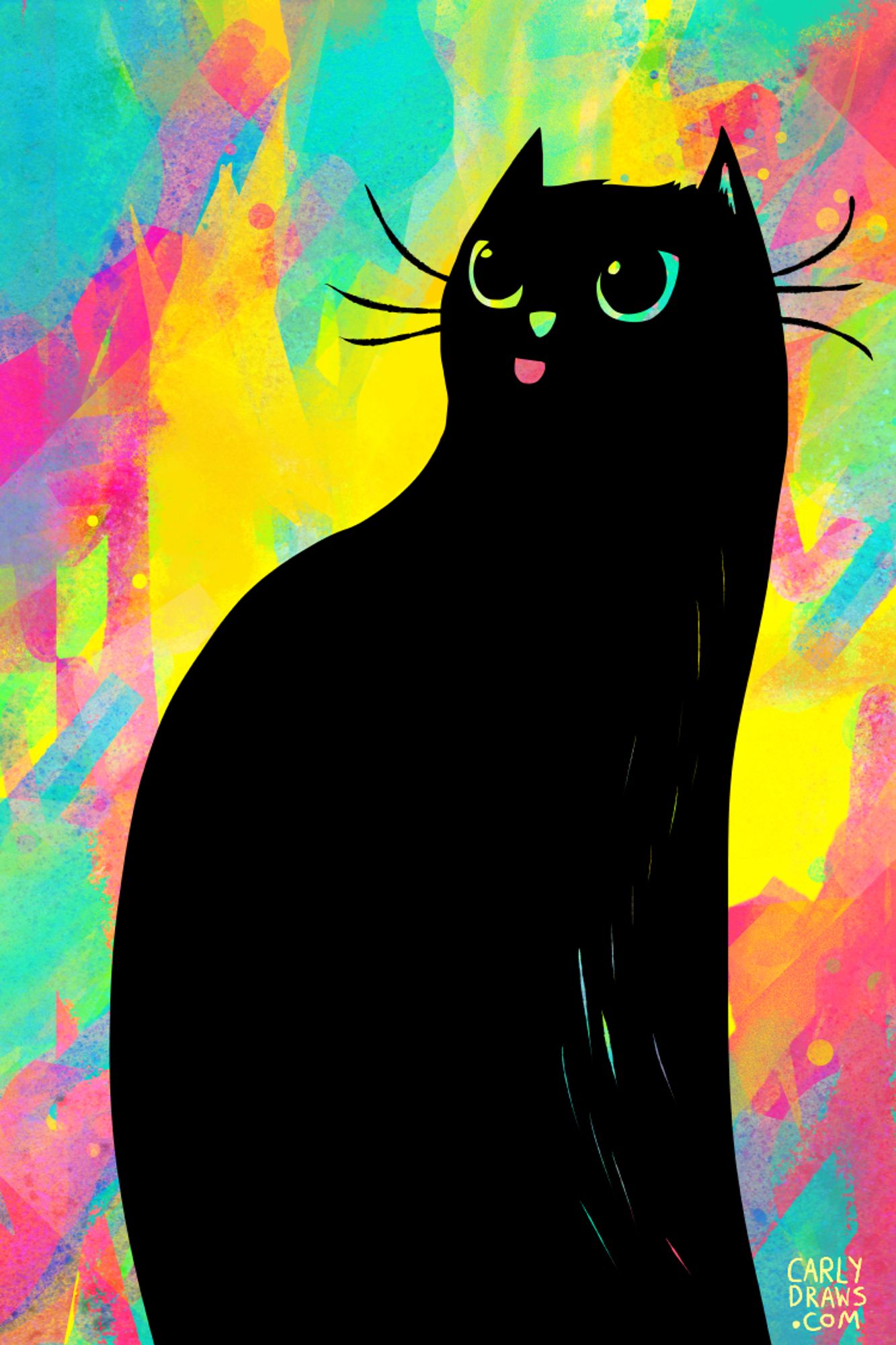 catlump mlem art by Carly A-F