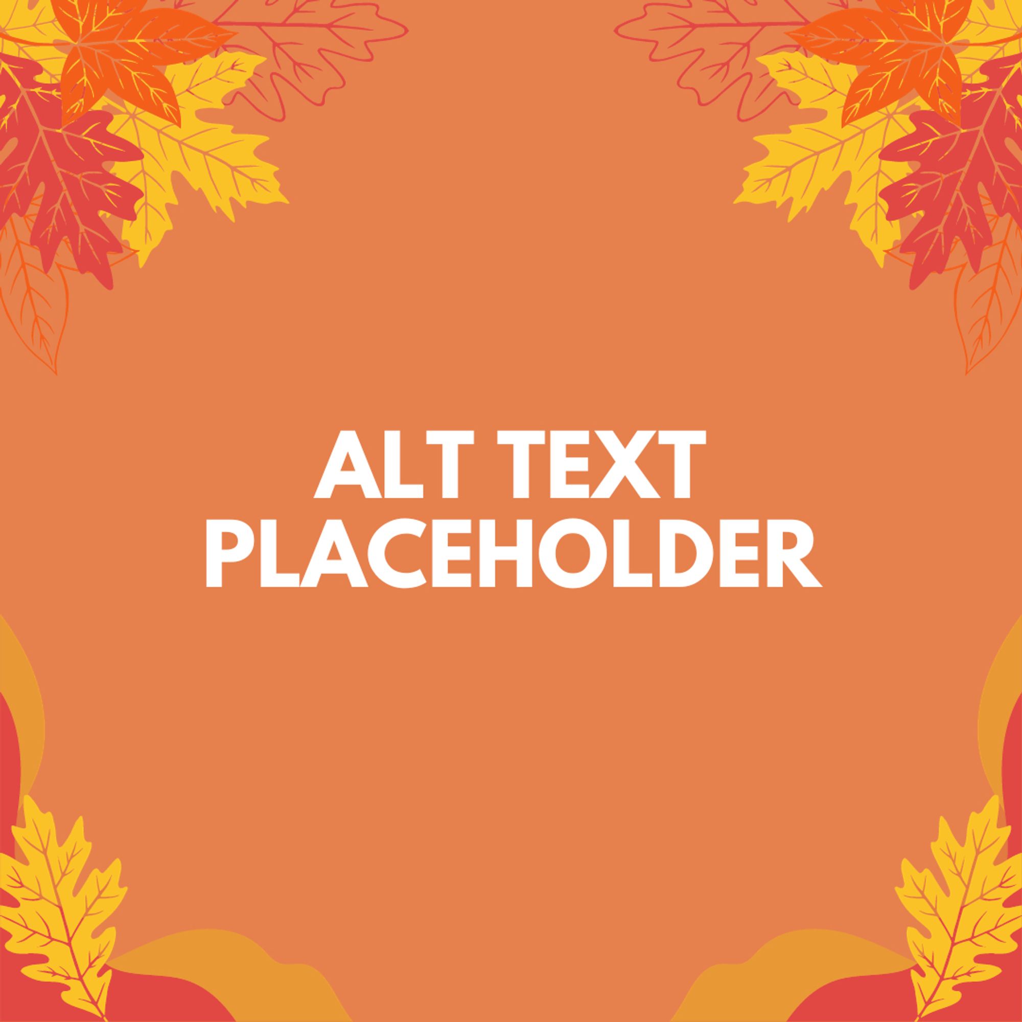 A blank image with "ALT TEXT PLACEHOLDER" written on it over some jaunty autumn colours. Text from the previous image continues.
The third box has the text "“Increased Risk” Explained: Visit https://tinyurl.com/ autumn-2023-who-is-eligible to see the official NHS guidance, or check the gov.uk advice for who qualifies: https://tinyurl.com/covid19-greenbook" The fourth box has the text "Appointment Expectations: If newly diagnosed, be prepared to evidence qualifying conditions". The fifth box has the text "Booking Info: Book at: tinyurl.com/autumn-2023- booster / Visit a walk-in clinic/community pharmacy/wait to be contacted by your GP (but don’t wait too long!)" It is followed by QR codes for the links mentioned above. Then at the bottom of the image in white text: "Compiled by covidaction.uk and clinicallyvulnerable.org. This is not an official NHS publication. All information correct as of 2023-09-19."